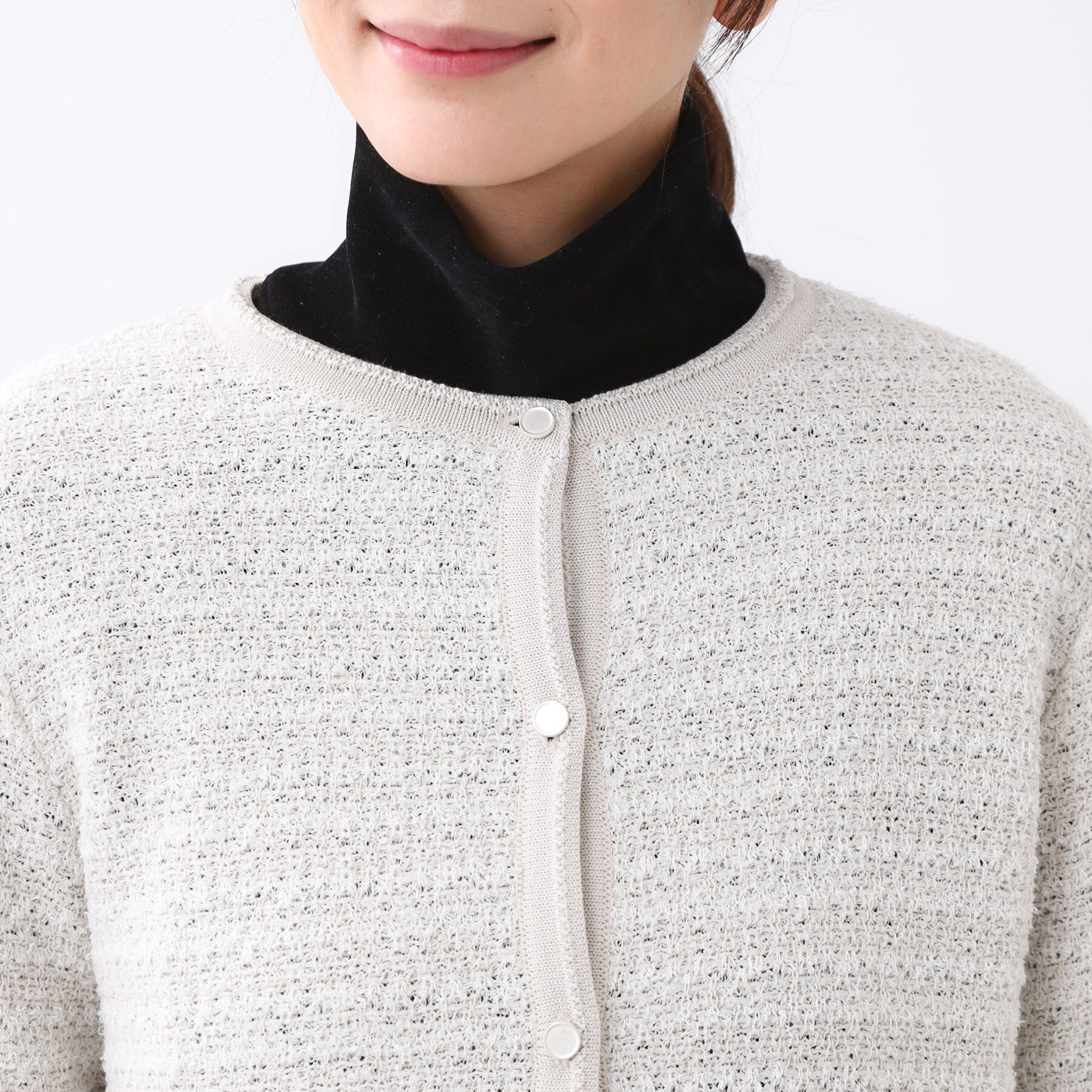 Reflect「【ライトアウター／ゆったりシルエット／気軽な羽織に◎】ドライタッチカーディガン」|カーディガン|