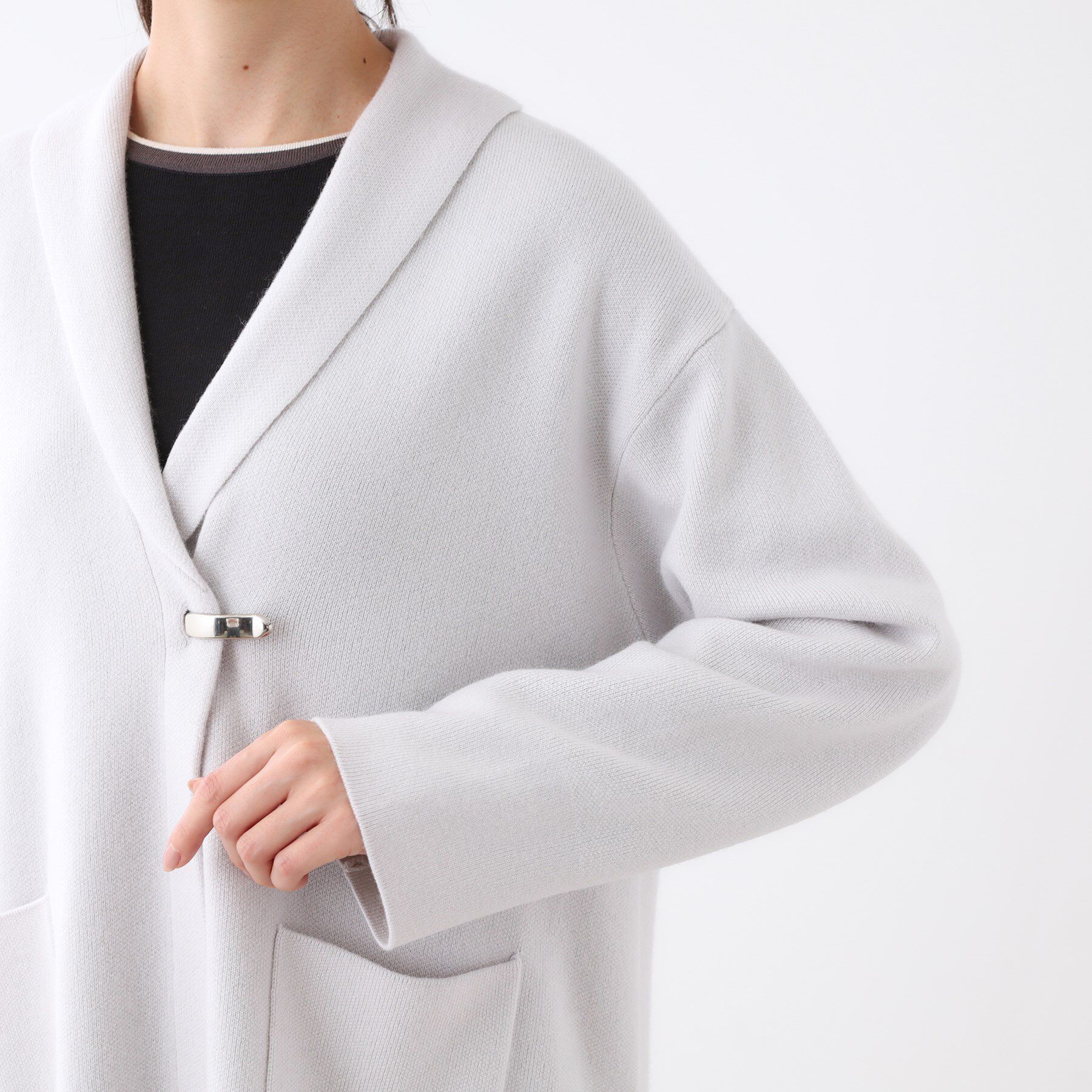 Reflect「【ライトアウター／気軽な羽織に◎】オフボディカーディガン」|カーディガン|