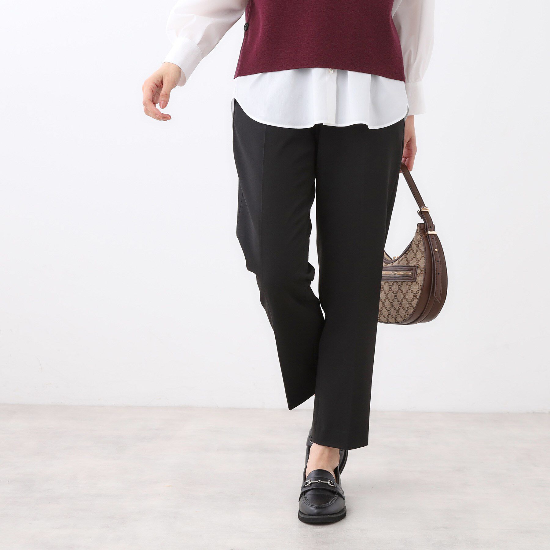 Reflect「【高身長さんに嬉しい長め丈追加！／私のパンツ／すっきり見え◎】テーパードパンツ」|その他|