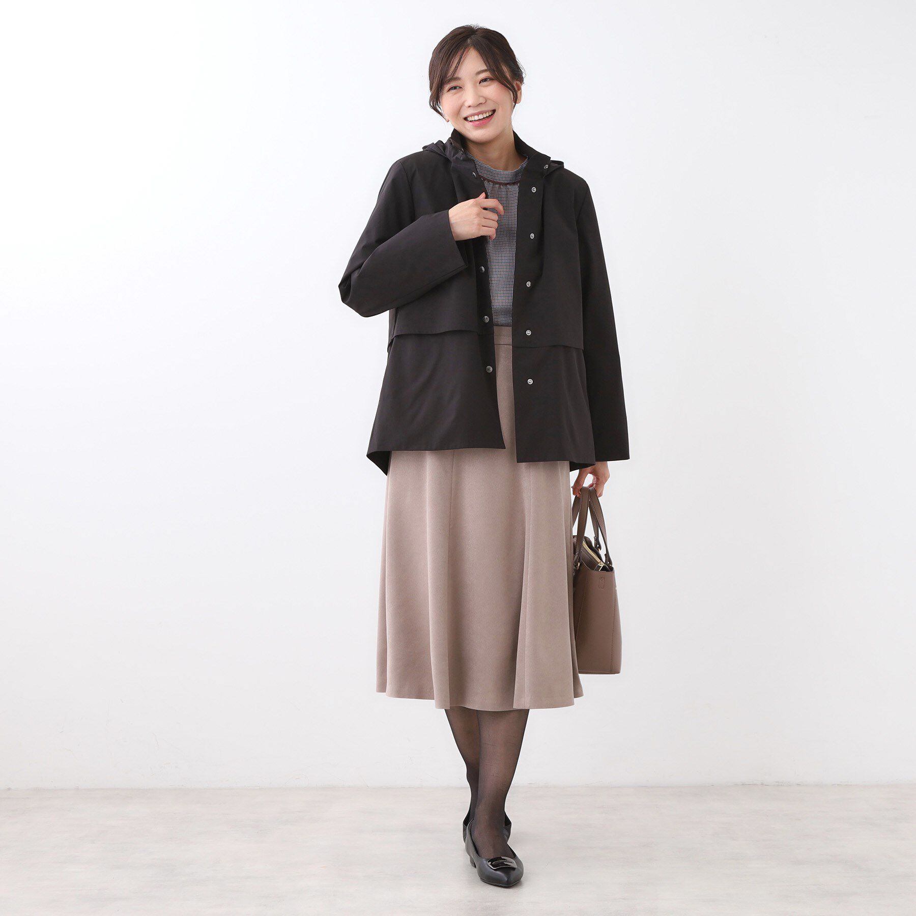 Reflect「【すっきり見え／フード取り外し可／通勤におすすめ◎】ライティアウター」|ブルゾン・スタジャン|