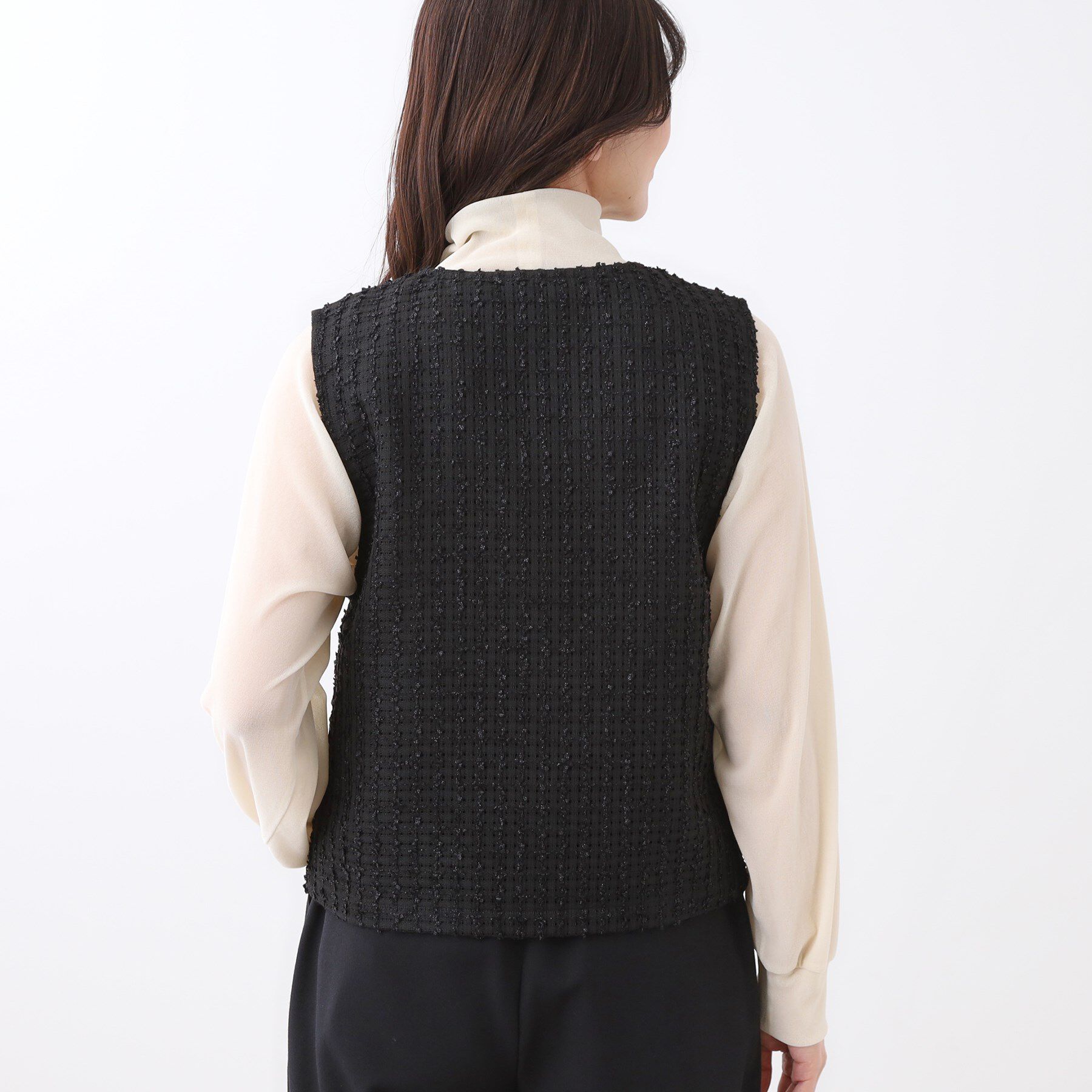 Reflect「【軽い羽織に◎】フロントファスナー開きベスト」|ベスト・ジレ|
