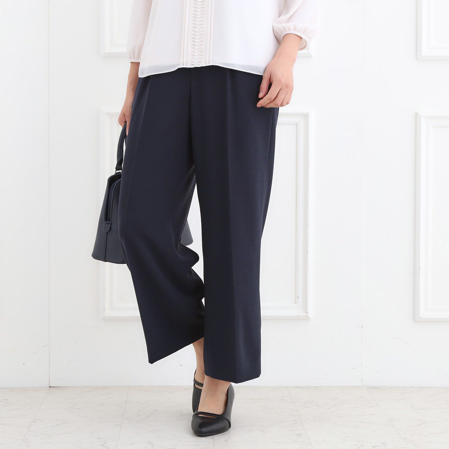 Reflect「【お仕事に◎／セットアップ可】タック入りワイドパンツ」|その他|