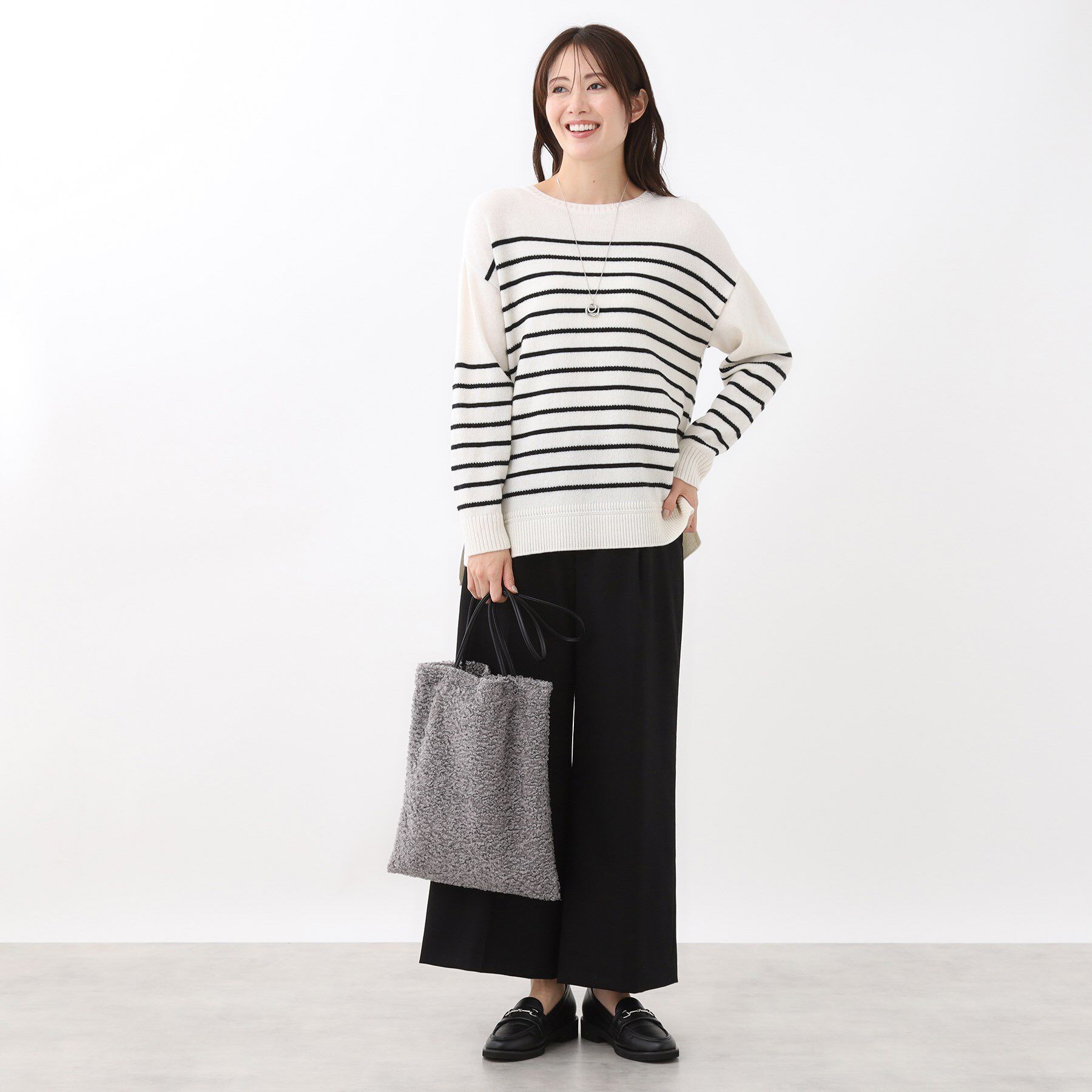 Reflect「【コーディネートのアクセントに◎】もこもこボアトートバッグ」|トートバッグ|