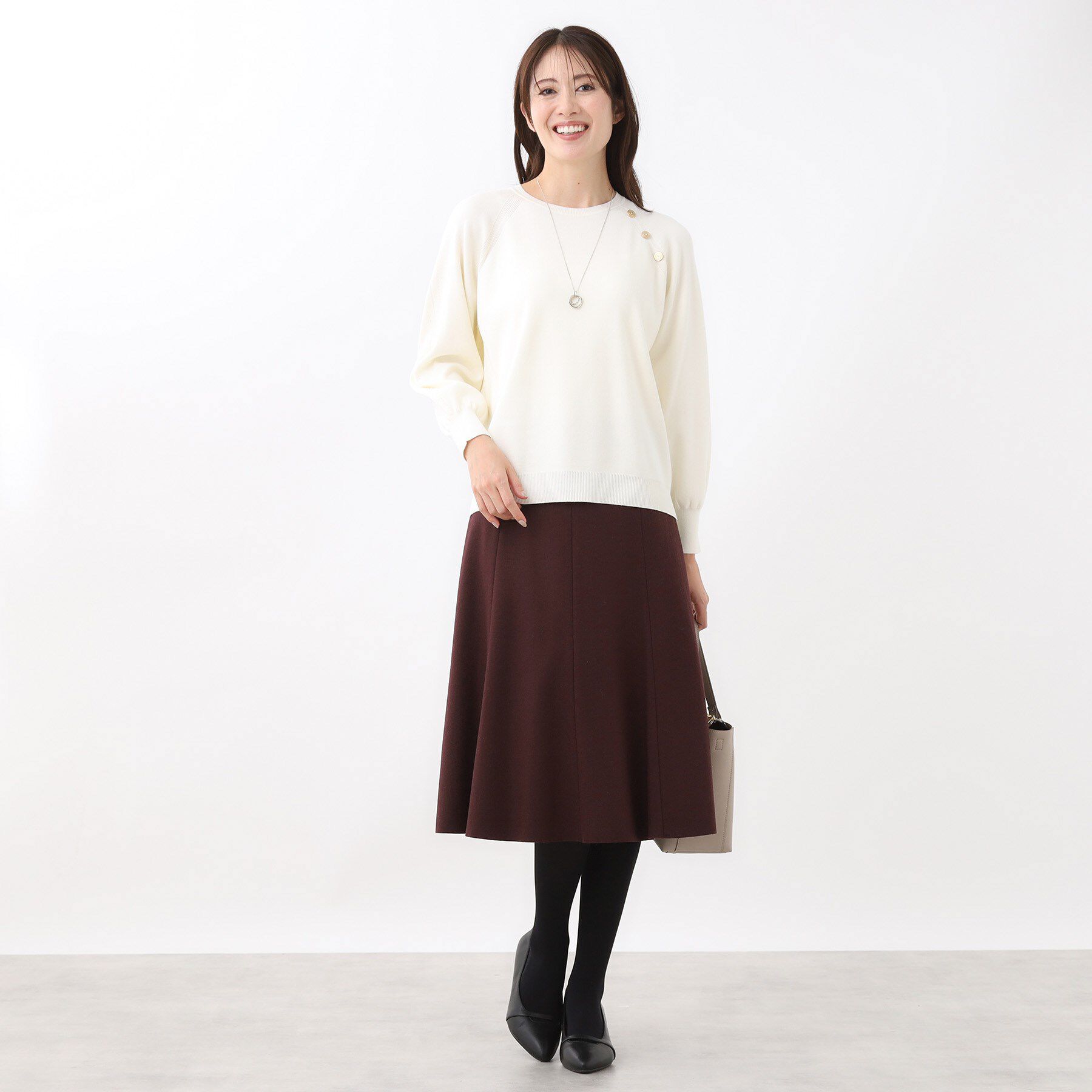 Reflect「【選べる5色◎】フレアフリュイドスカート」|スカート|