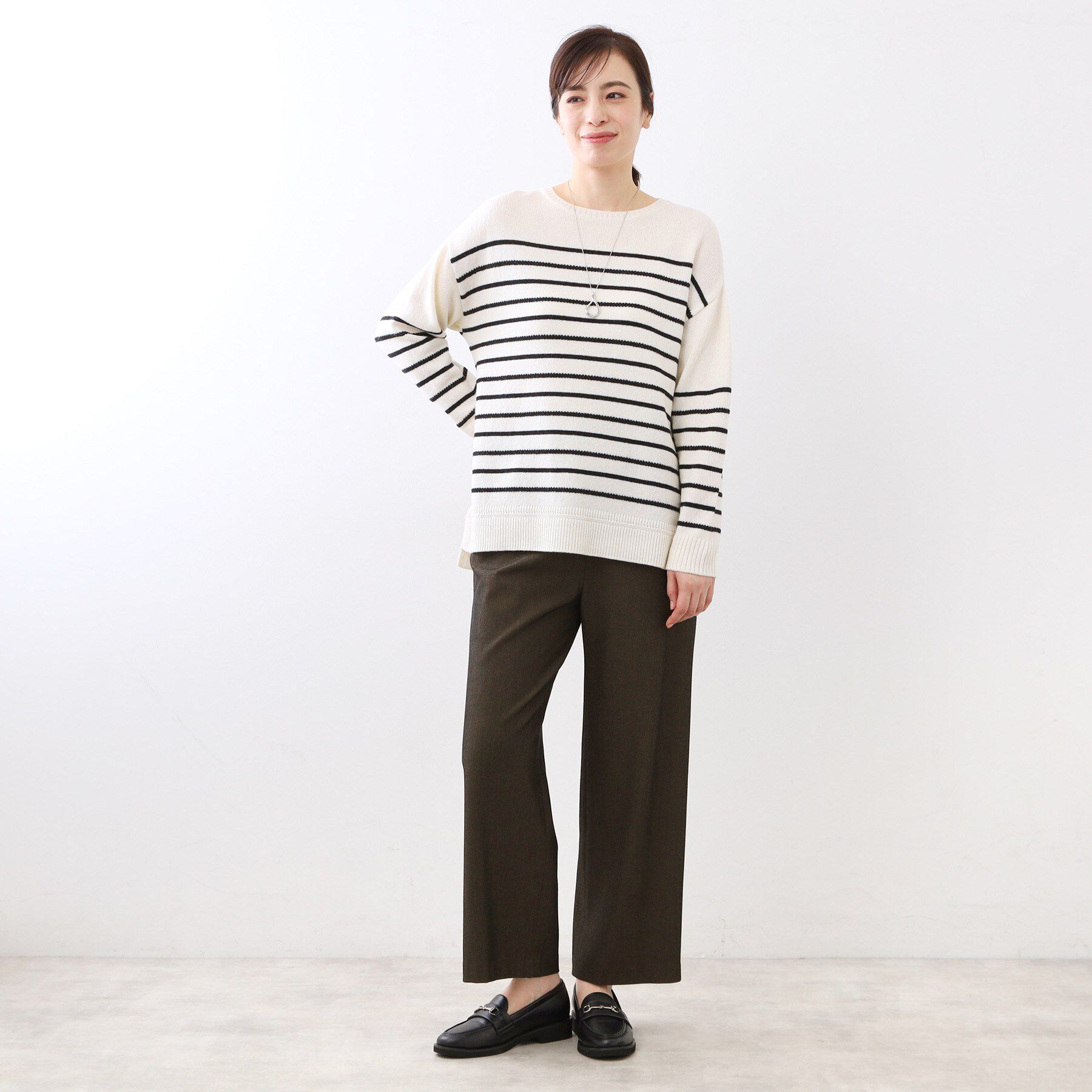 Reflect「【ウエスト総ゴム】ワイドストレートパンツ」|その他|