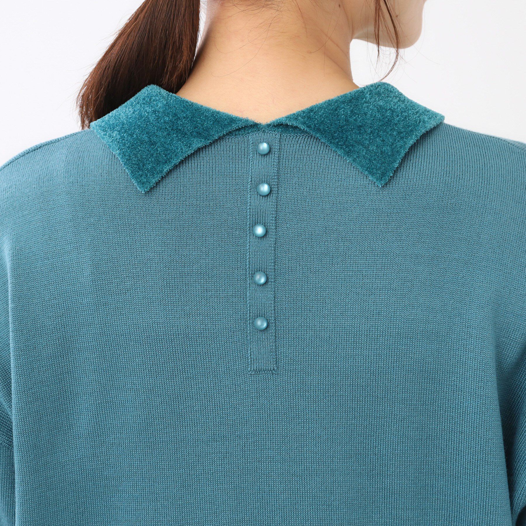 Reflect「【着映え◎】衿つきニットトップス」|ニット・セーター|