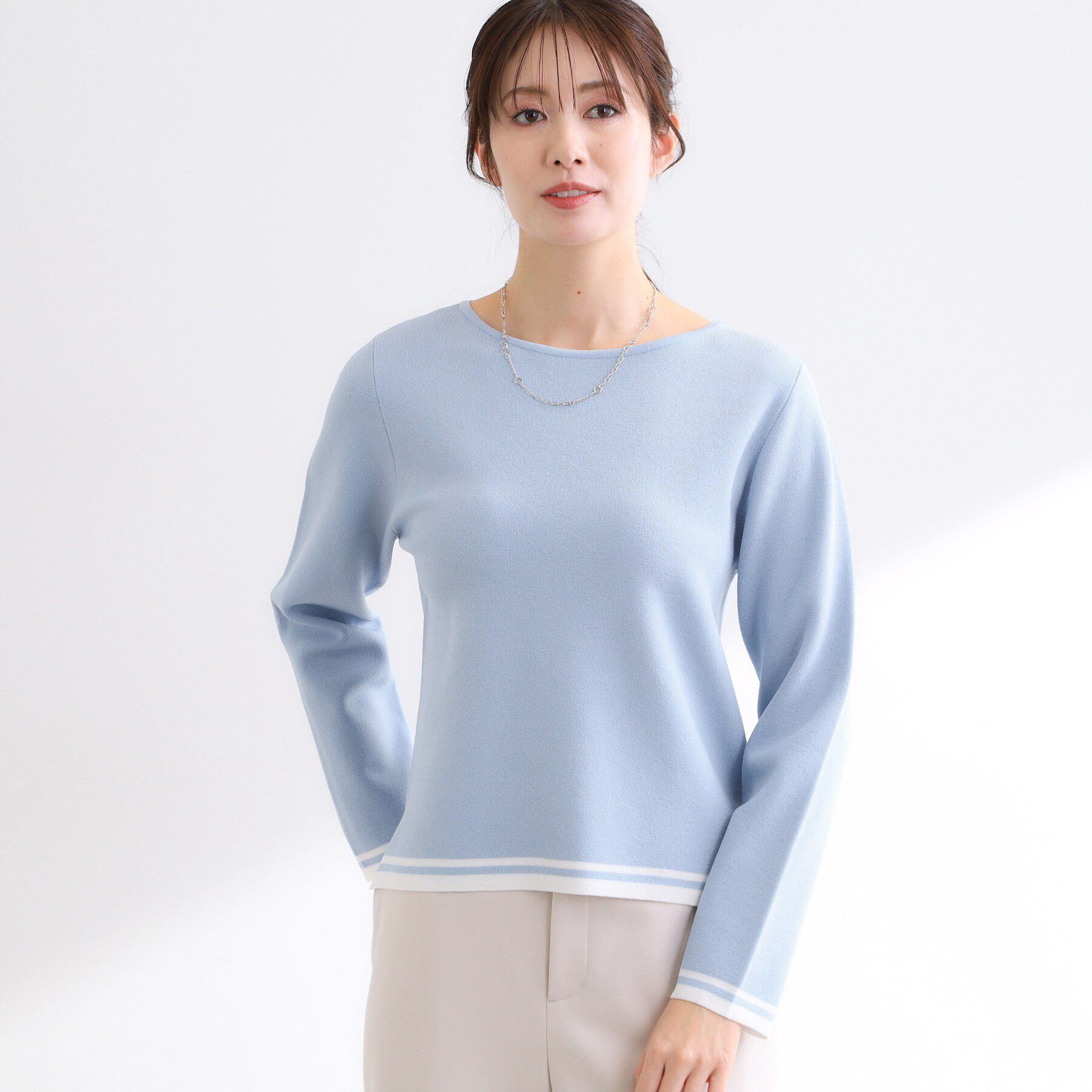 Reflect「【セットアップ可】ダブルジャカードニットプルオーバー」|ニット・セーター|