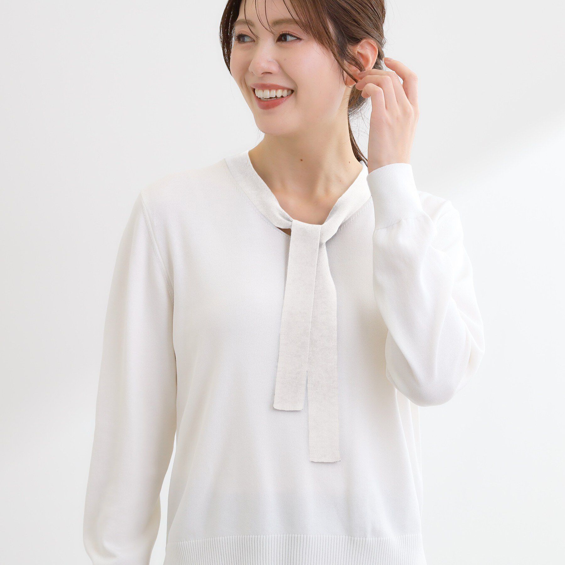 Reflect「ハイゲージボウタイニット」|ニット・セーター|