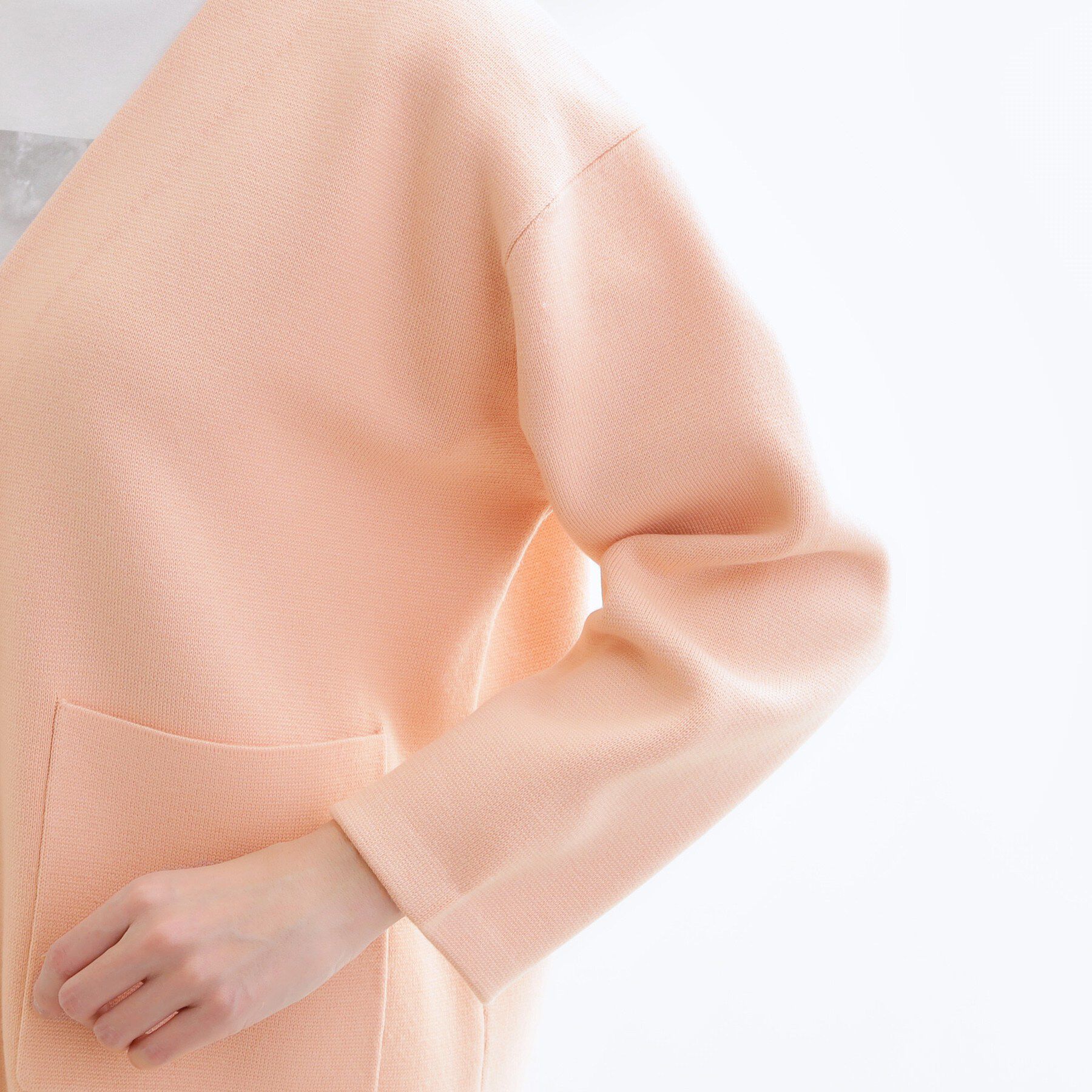 Reflect「【着回し力◎】ジャケット風ニットカーディガン」|カーディガン|