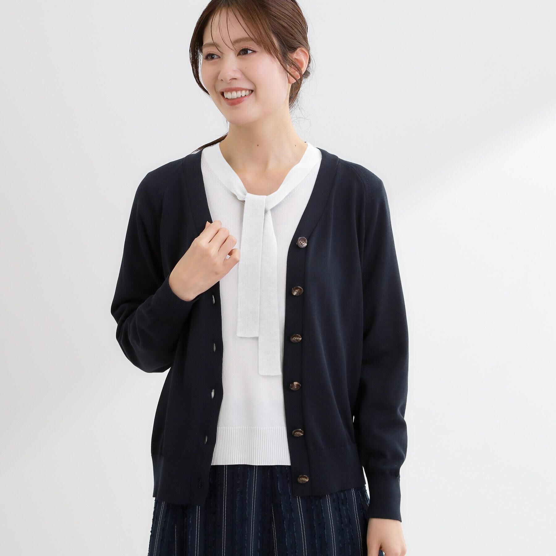 Reflect「ハイゲージVネックカーディガン」|カーディガン|