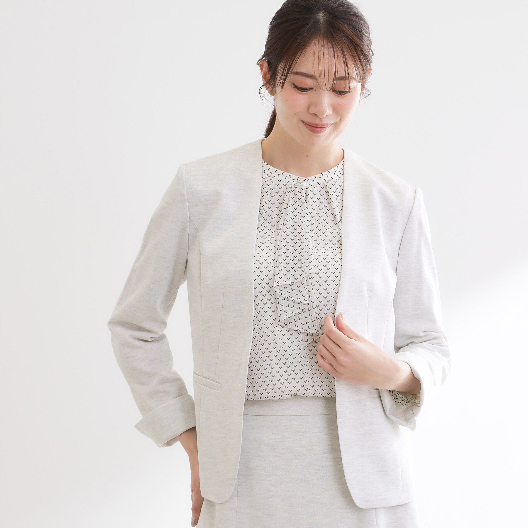 Reflect「【匠シリーズ】匠ジャケット／ノーカラー」|ノーカラージャケット|