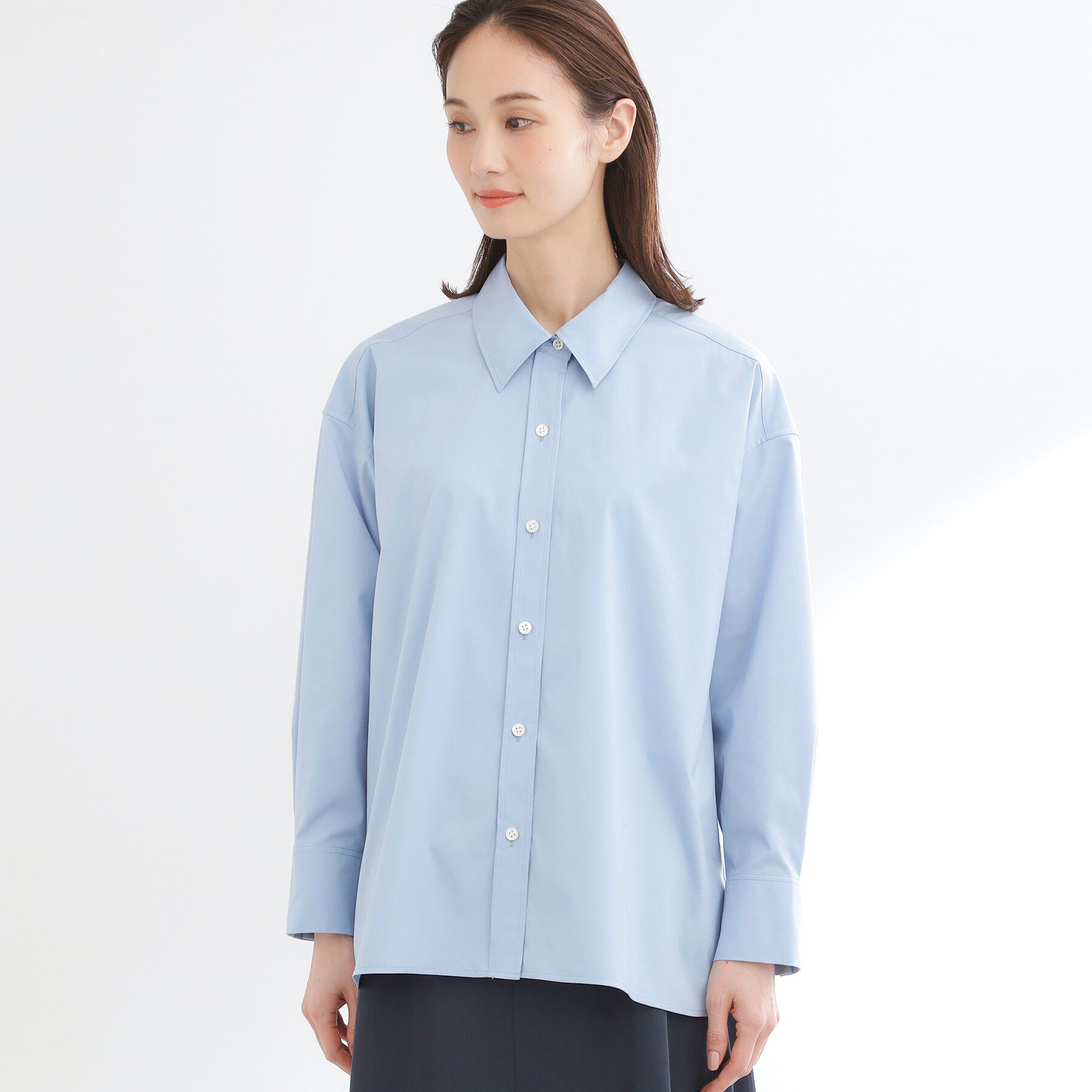 Reflect「【羽織りにも◎】タイプライタービッグシャツ」|シャツ・ブラウス|