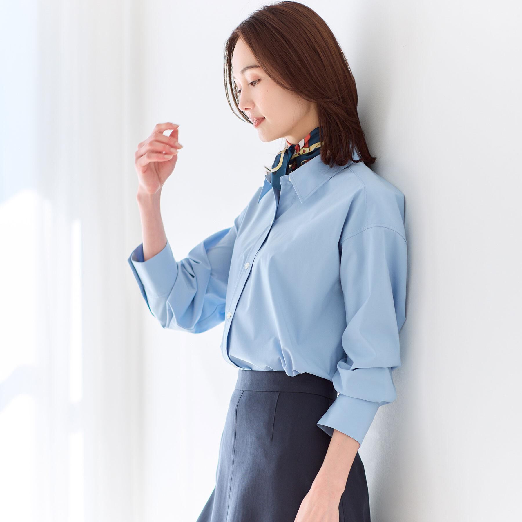 Reflect「【羽織りにも◎】タイプライタービッグシャツ」|シャツ・ブラウス|