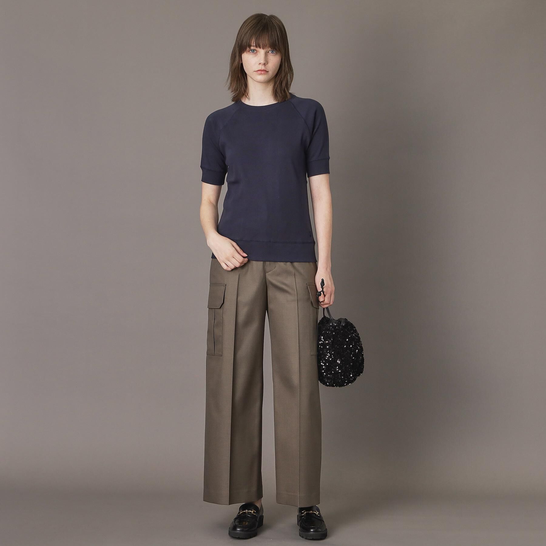 DRESSTERIOR「ラグランハーフスリーブプルオーバー」|Tシャツ・カットソー|