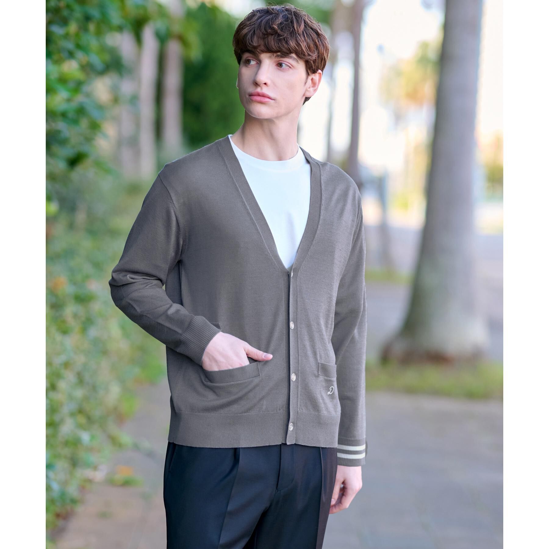 DRESSTERIOR「スリーブライン スプリングカーディガン」|カーディガン|