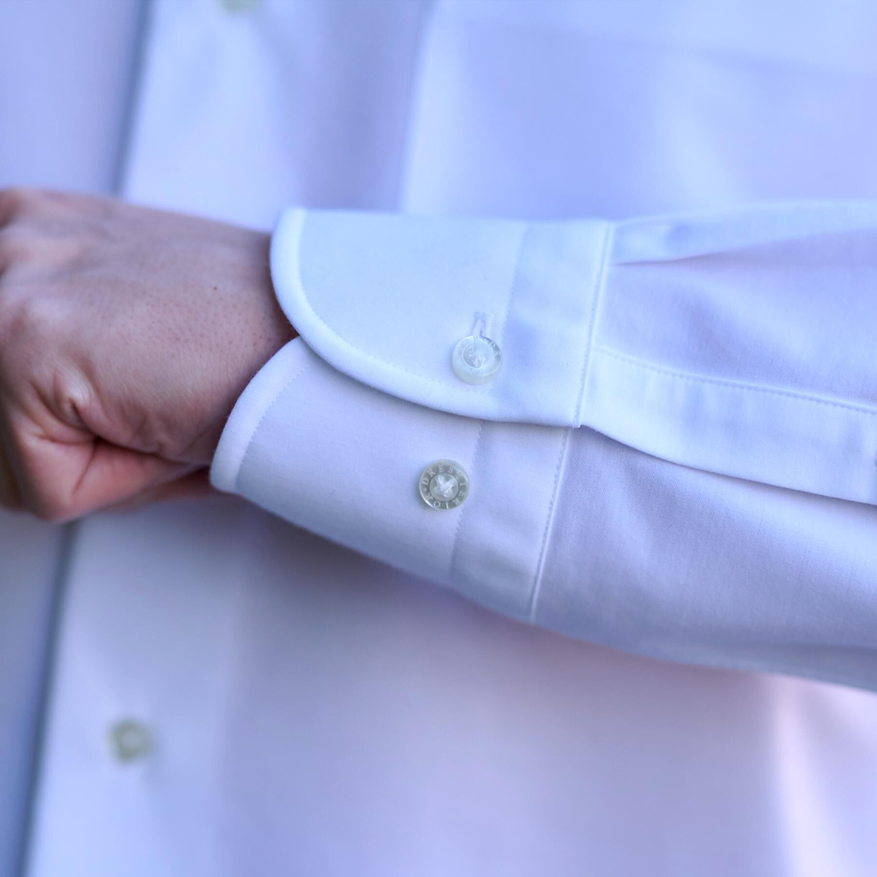 DRESSTERIOR「46Gジャージ レギュラーカラードレスシャツ」|シャツ・ブラウス|