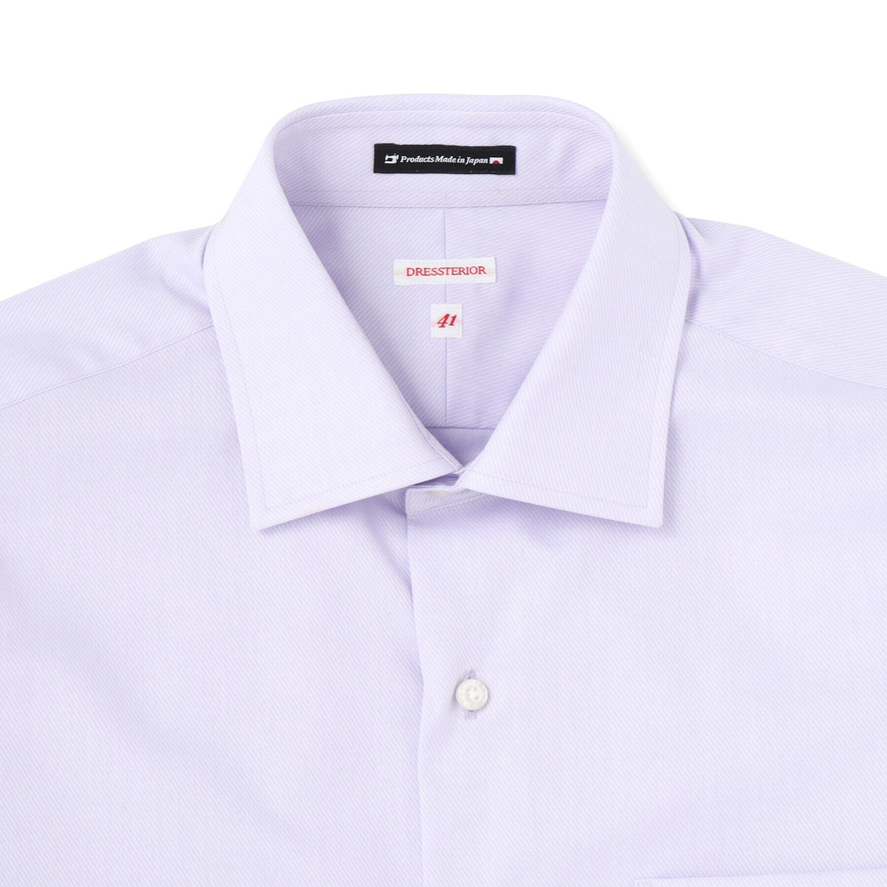DRESSTERIOR「ドビーツイル パープルドレスシャツ」|シャツ・ブラウス|