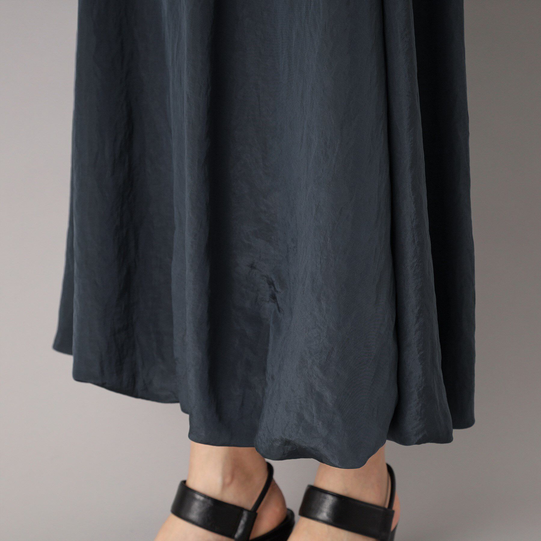 DRESSTERIOR「【裏地あり/後ろウエストゴム】シアーワッシャーバルーンスカート」|スカート|