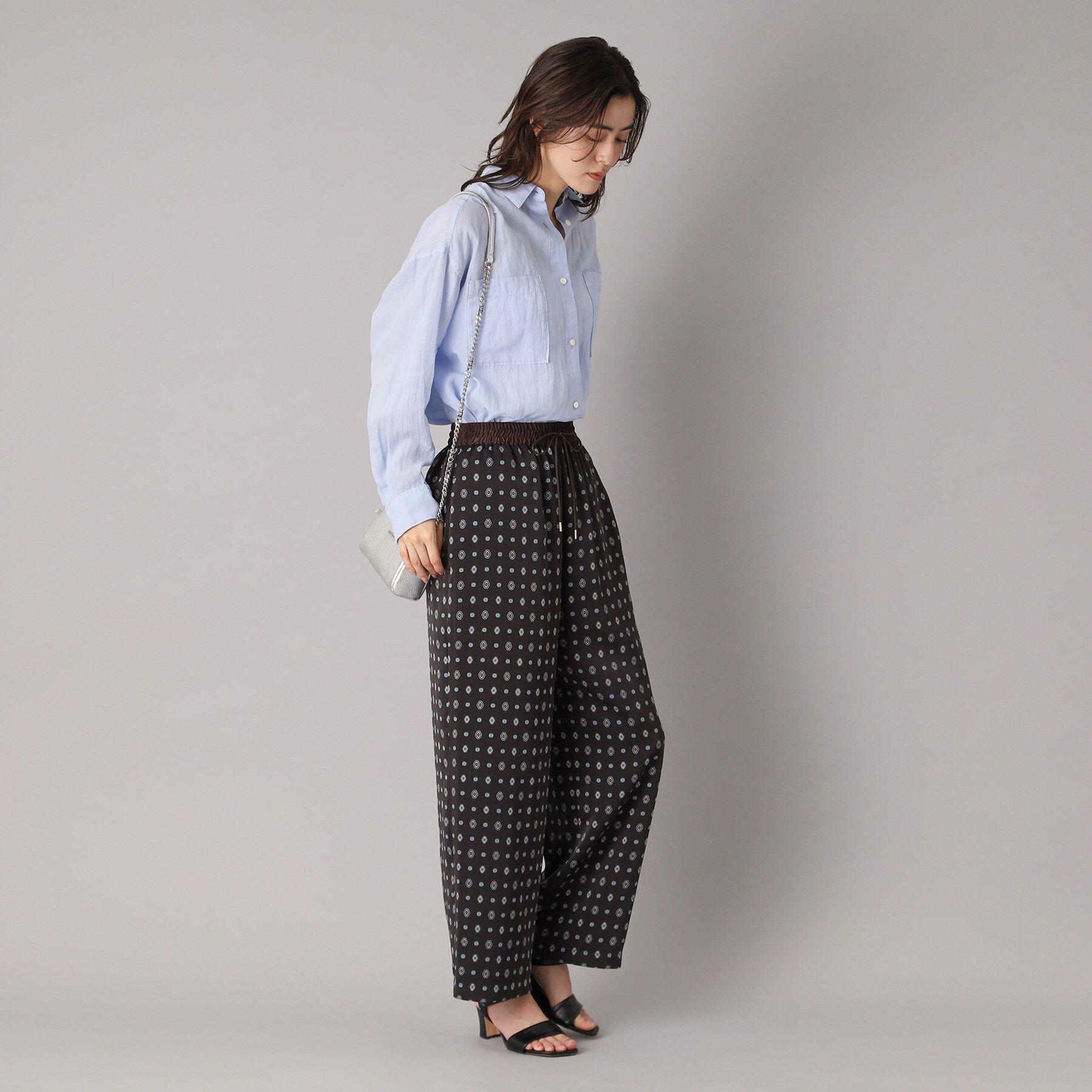 DRESSTERIOR「【ウエストゴム/小紋柄】エスニックヴィンテージプリントイージーパンツ」|その他|