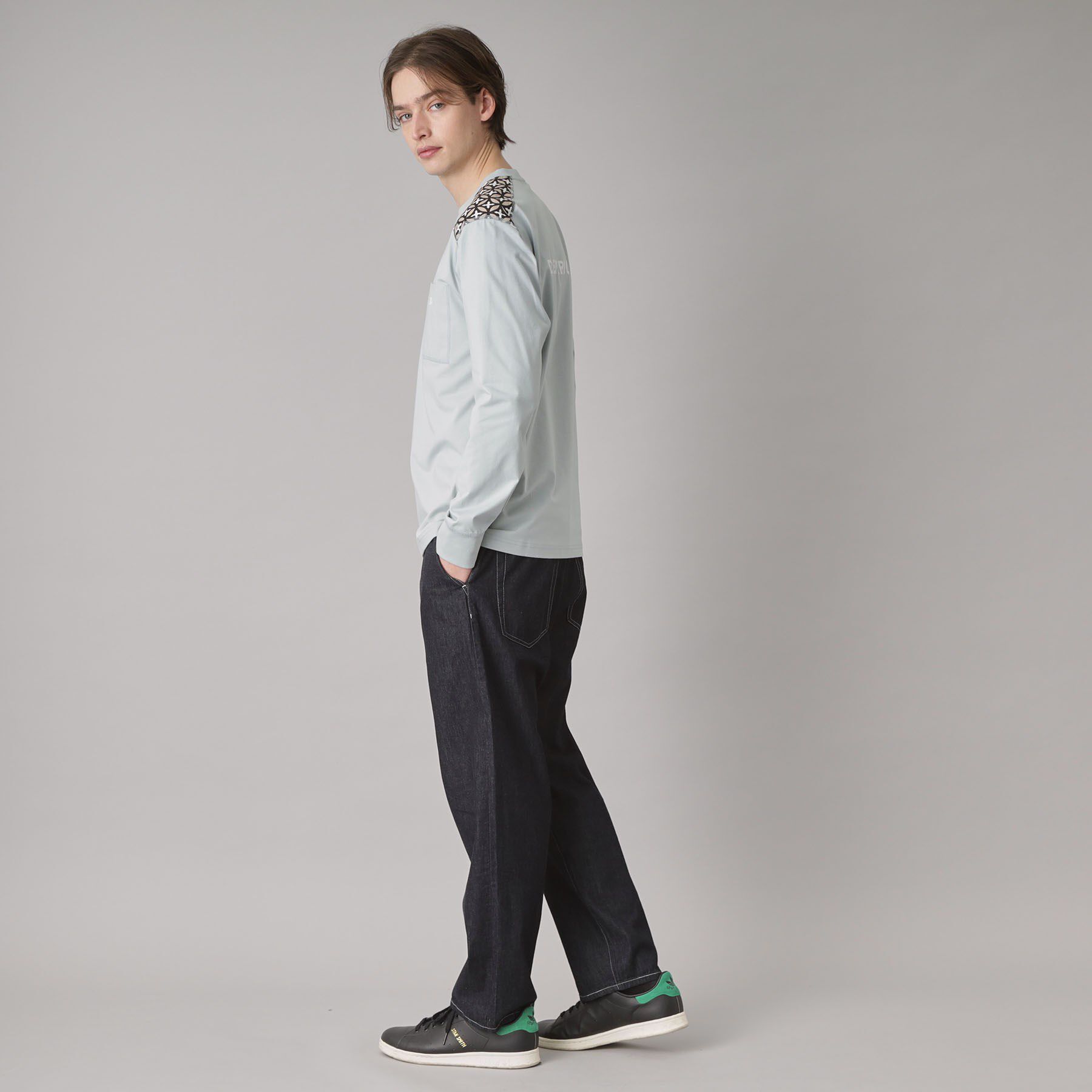 DRESSTERIOR「【接触冷感/UVカット】BACK BREEZE TECH ロングTシャツ」|Tシャツ・カットソー|