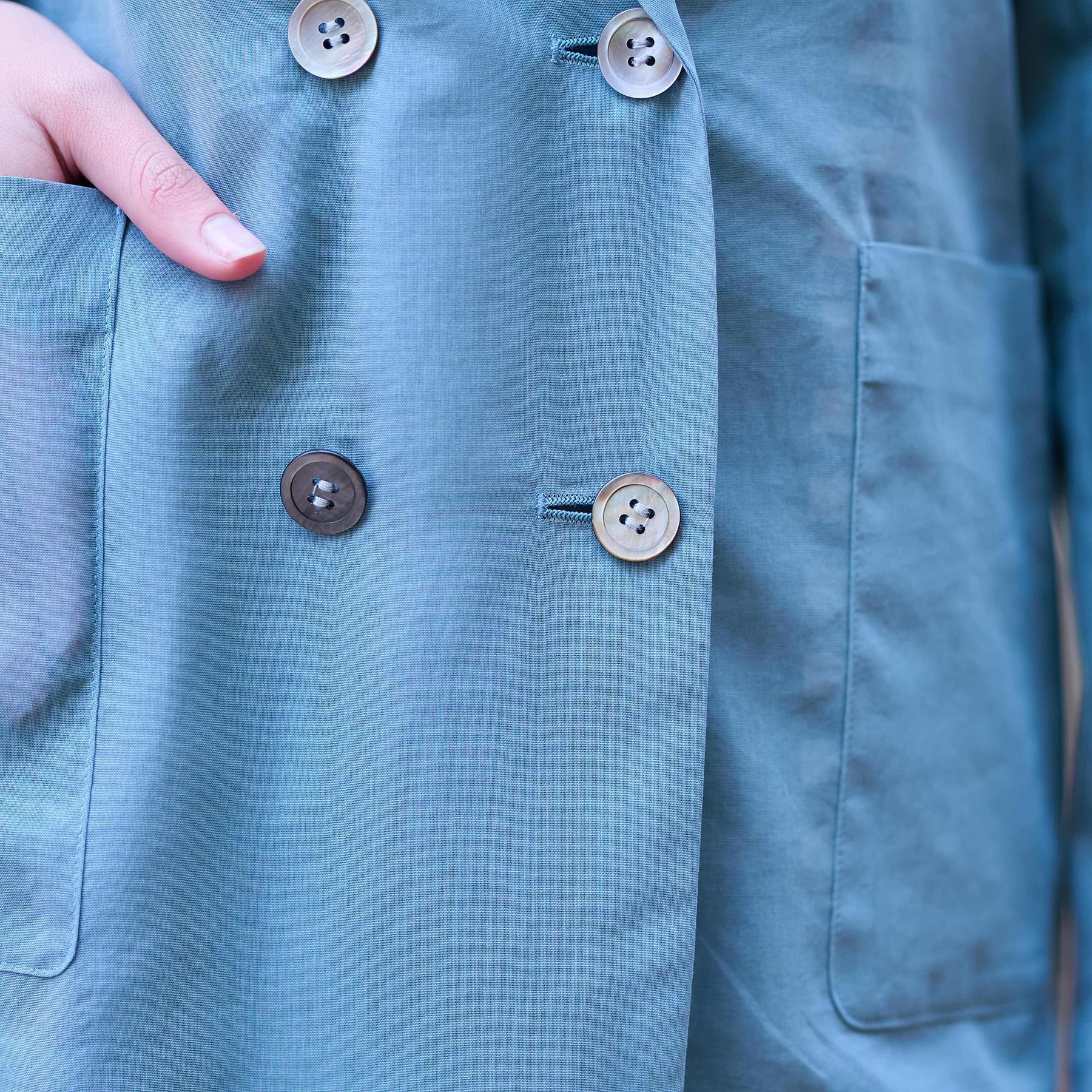 DRESSTERIOR「【清涼感/洗える】エアリーシアーダブルジャケット」|テーラードジャケット|