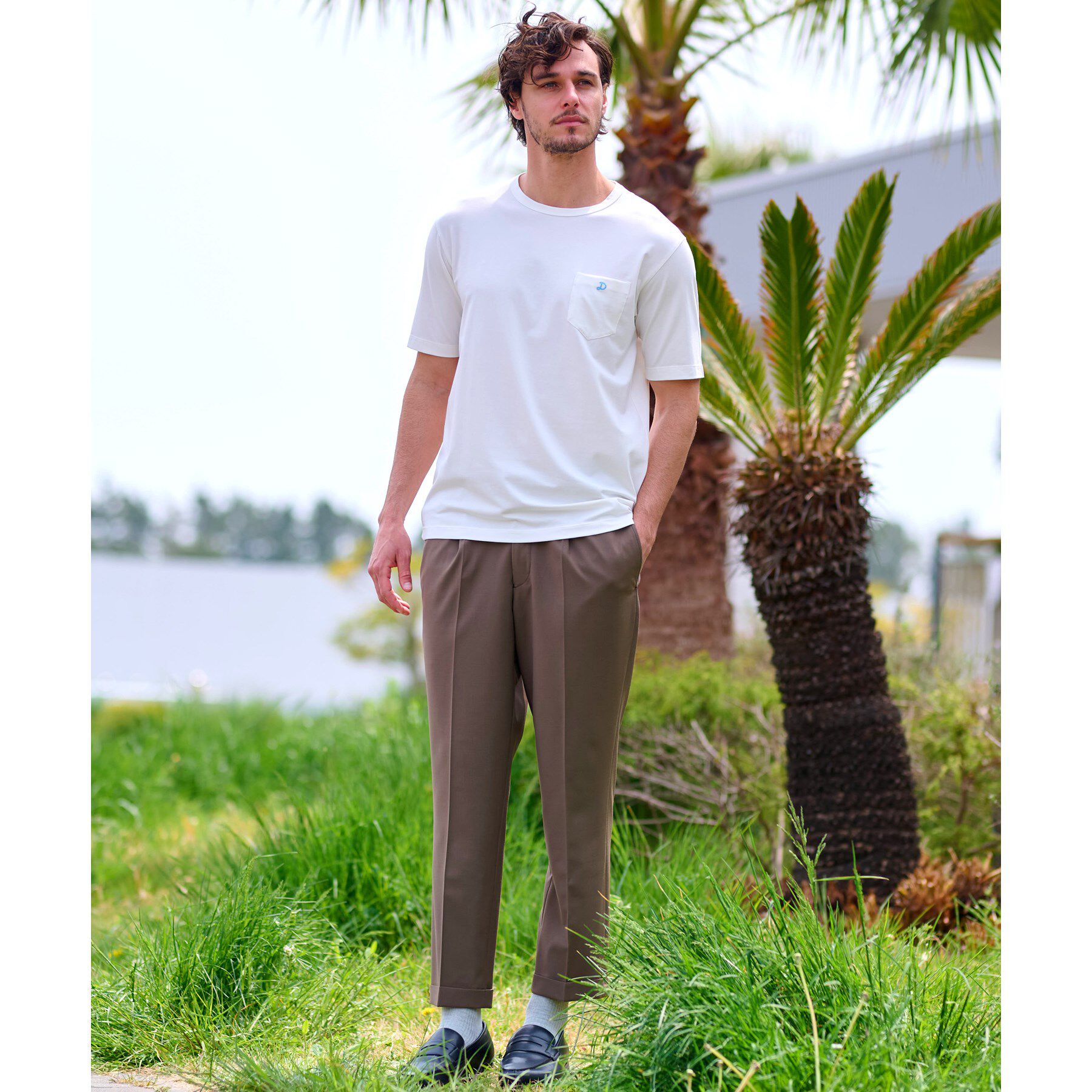 DRESSTERIOR「ソフトタッチ インナーTシャツ」|Tシャツ・カットソー|