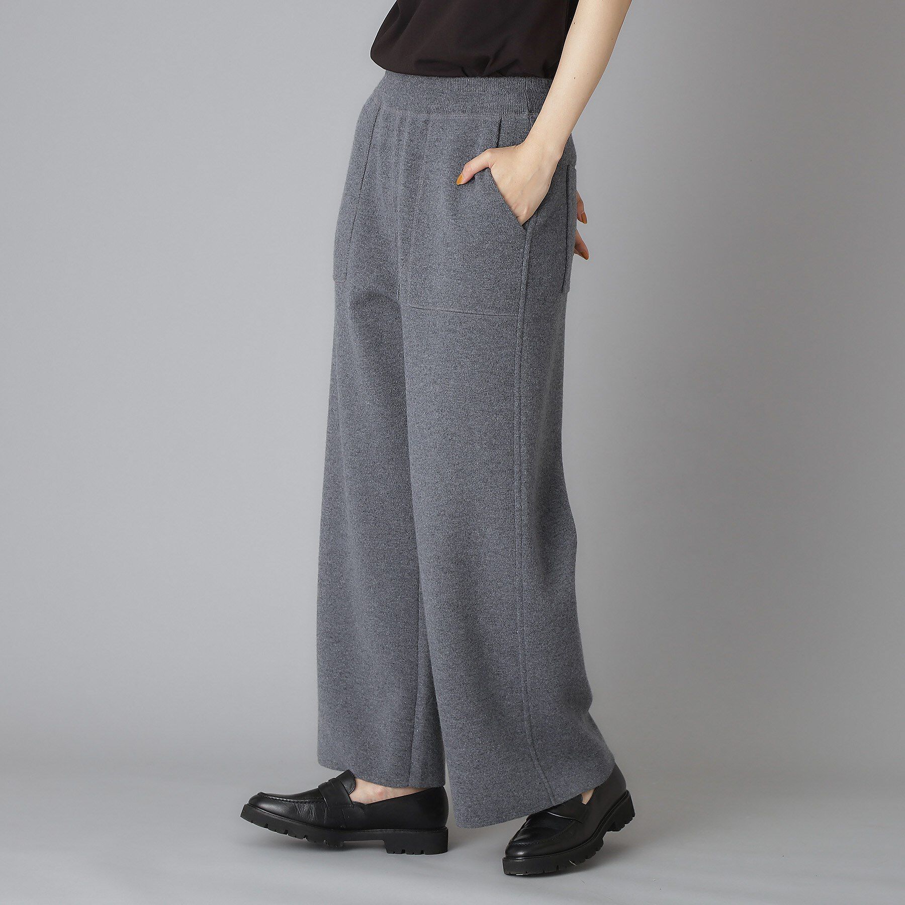 DRESSTERIOR「TICCA（ティッカ）ミラノリブワイドニットパンツ」|その他|