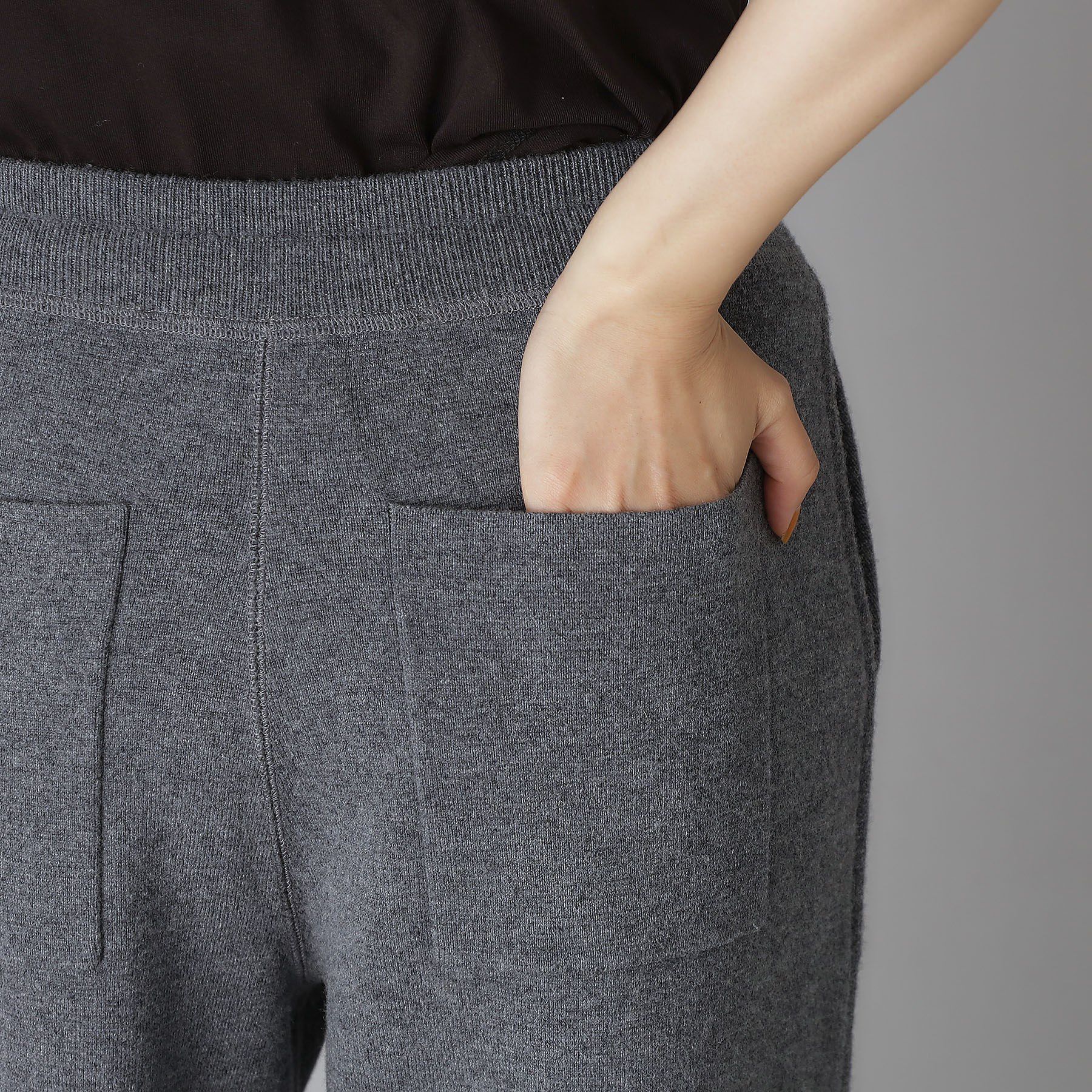 DRESSTERIOR「TICCA（ティッカ）ミラノリブワイドニットパンツ」|その他|