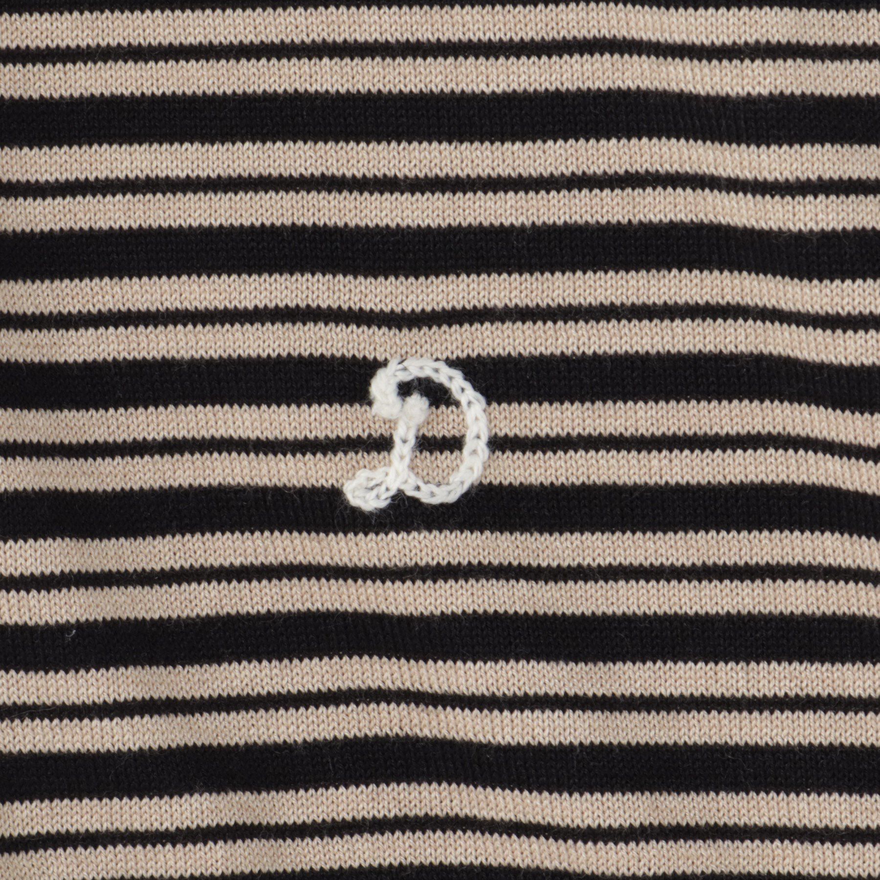 DRESSTERIOR「シルク混ボーダーハーフスリーブニットT」|ニット・セーター|