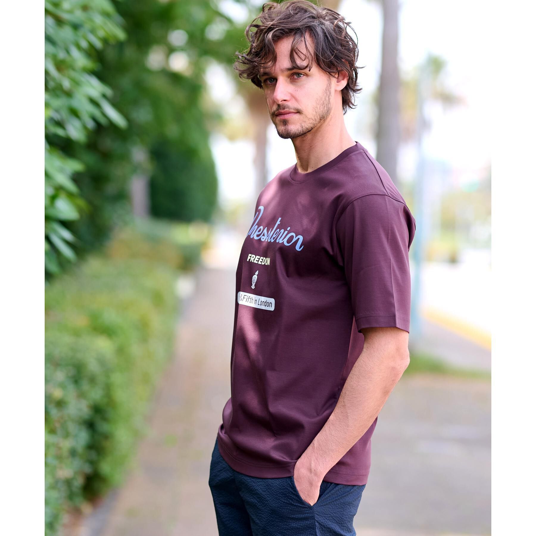 DRESSTERIOR「【接触冷感/抗菌防臭/消臭】ICE CLEAR COTTON ロゴT」|Tシャツ・カットソー|