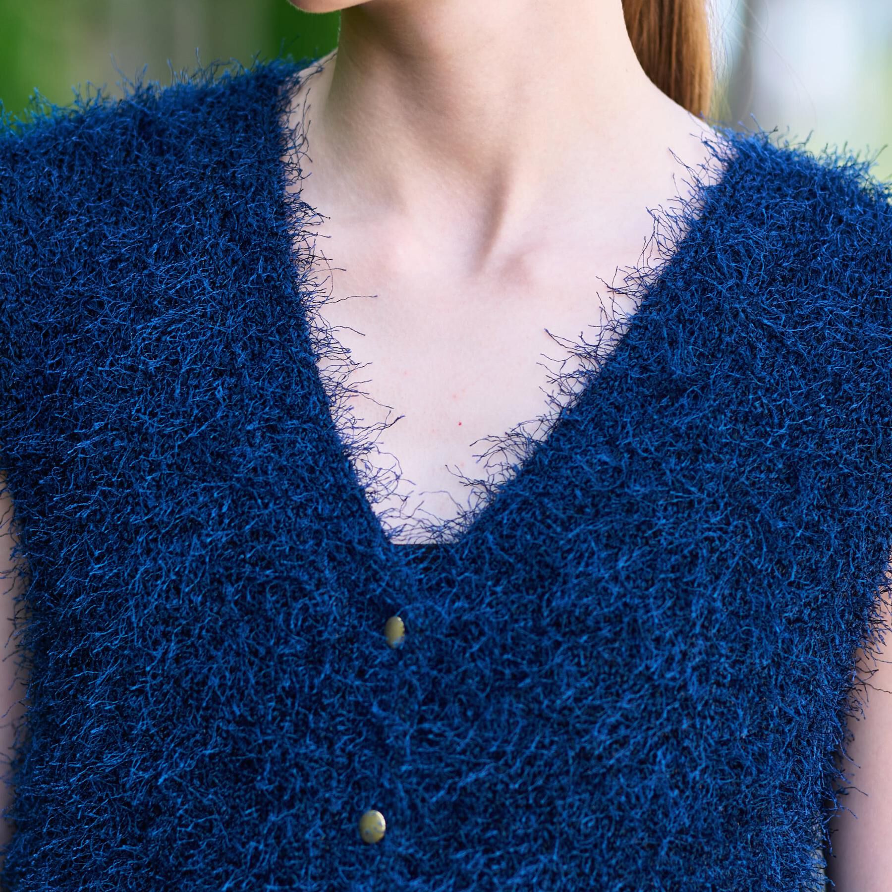 DRESSTERIOR「【洗える/前後2WAY】フェザーヤーン2WAYニットプルオーバー」|ニット・セーター|