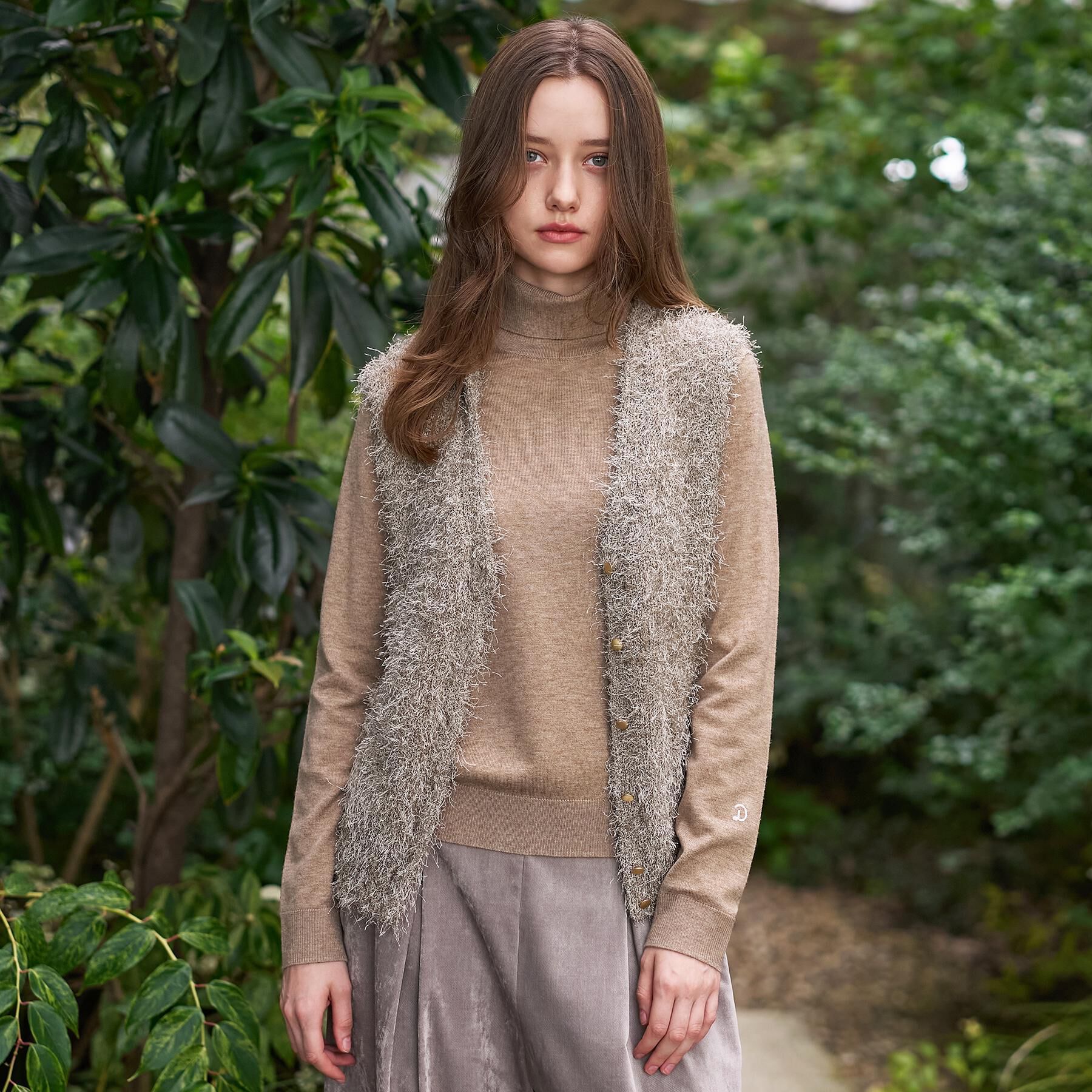 DRESSTERIOR「【洗える/前後2WAY】フェザーヤーン2WAYニットプルオーバー」|ニット・セーター|