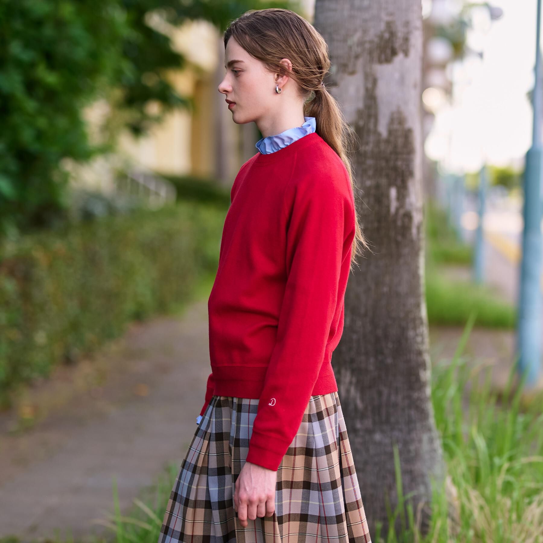 DRESSTERIOR「【洗える/7色展開】ウォッシャブルコットンカシミヤニット」|ニット・セーター|