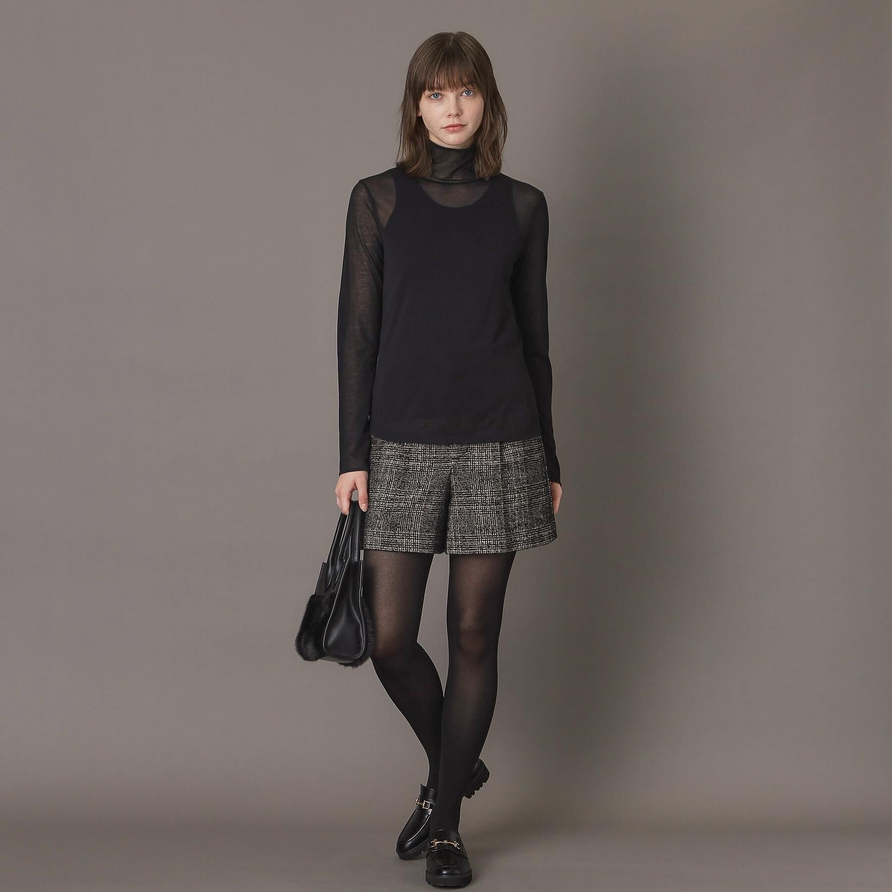 DRESSTERIOR「【シアー素材】シアータートルトップス」|Tシャツ・カットソー|