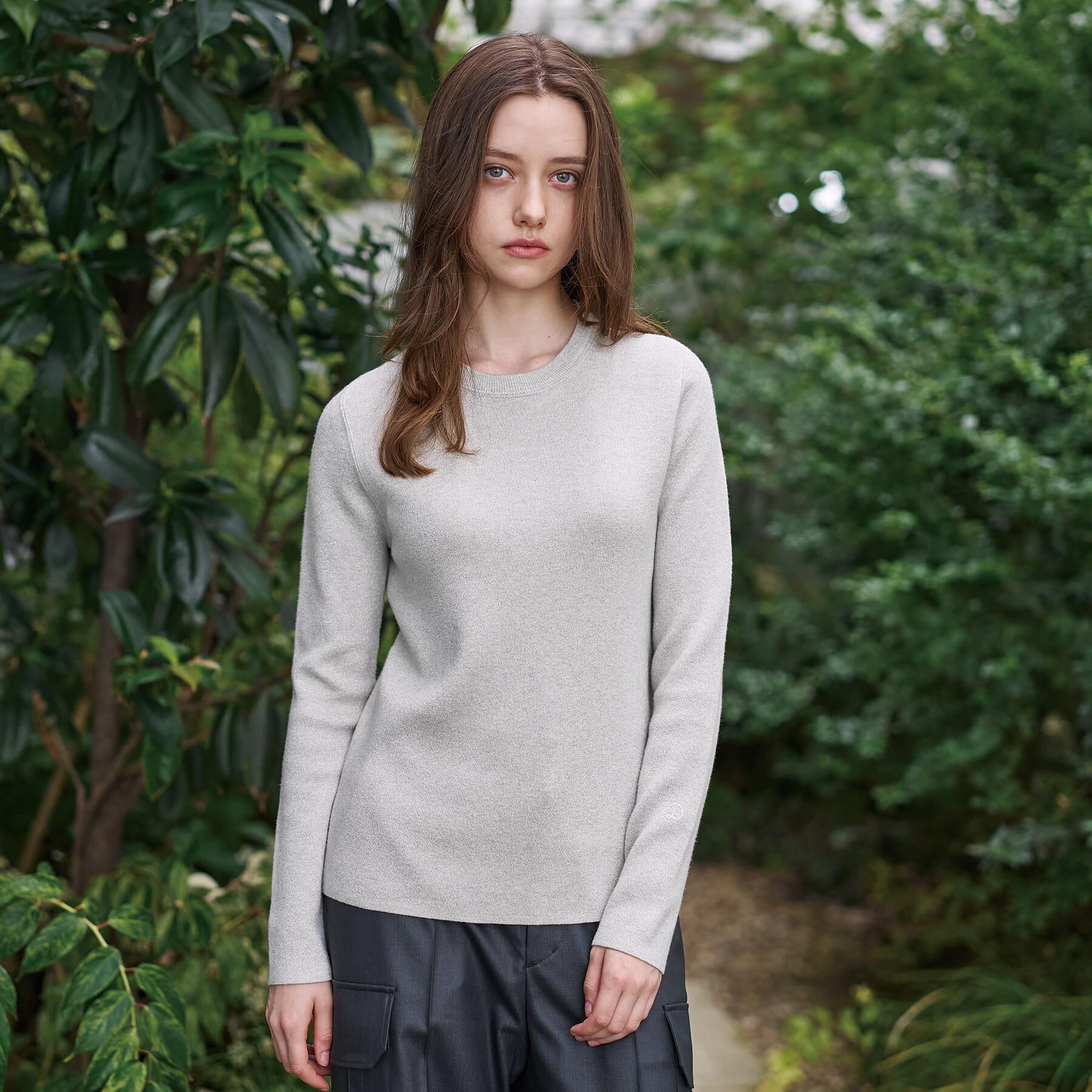 DRESSTERIOR「ラメコットンカシミヤニット」|ニット・セーター|