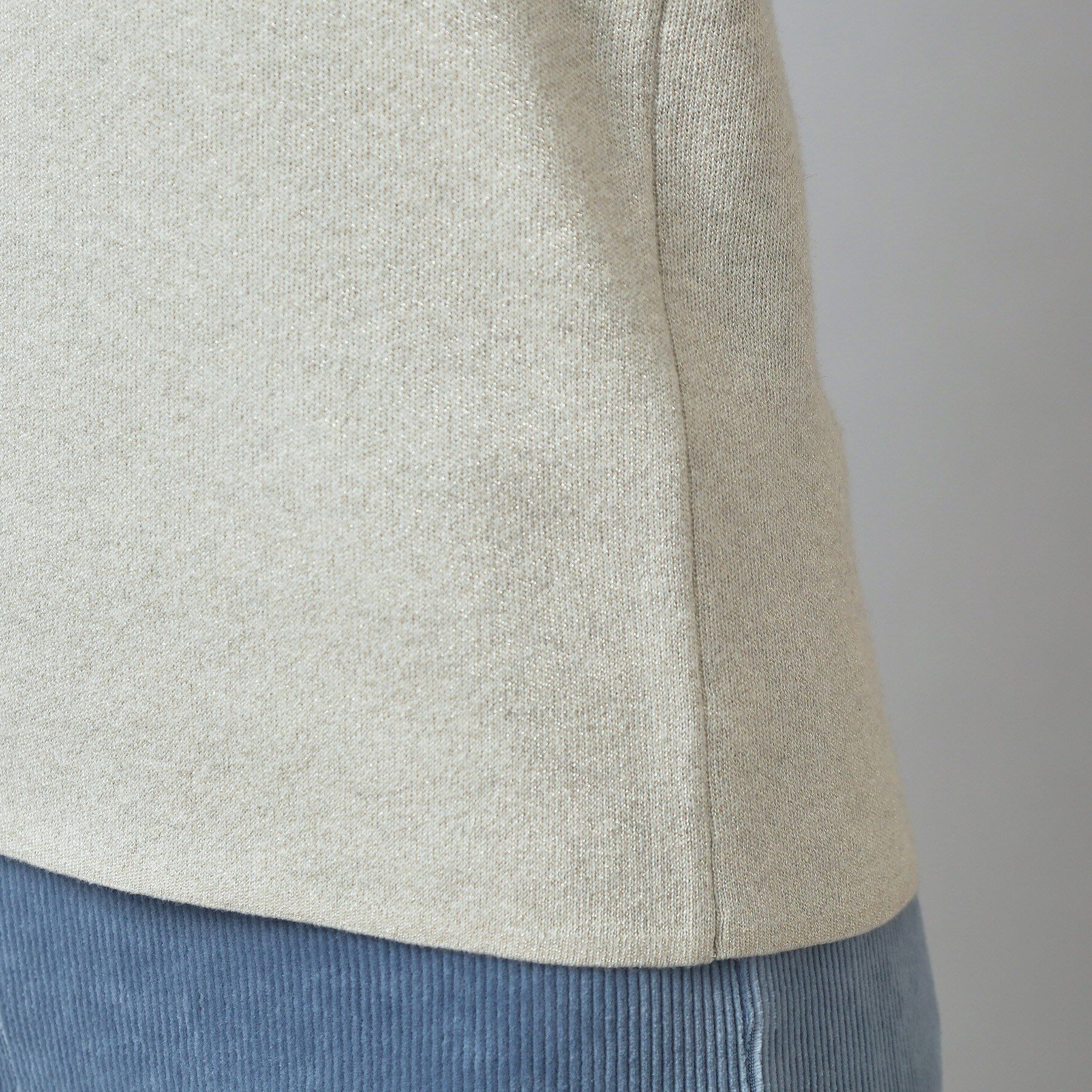 DRESSTERIOR「ラメコットンカシミヤニット」|ニット・セーター|