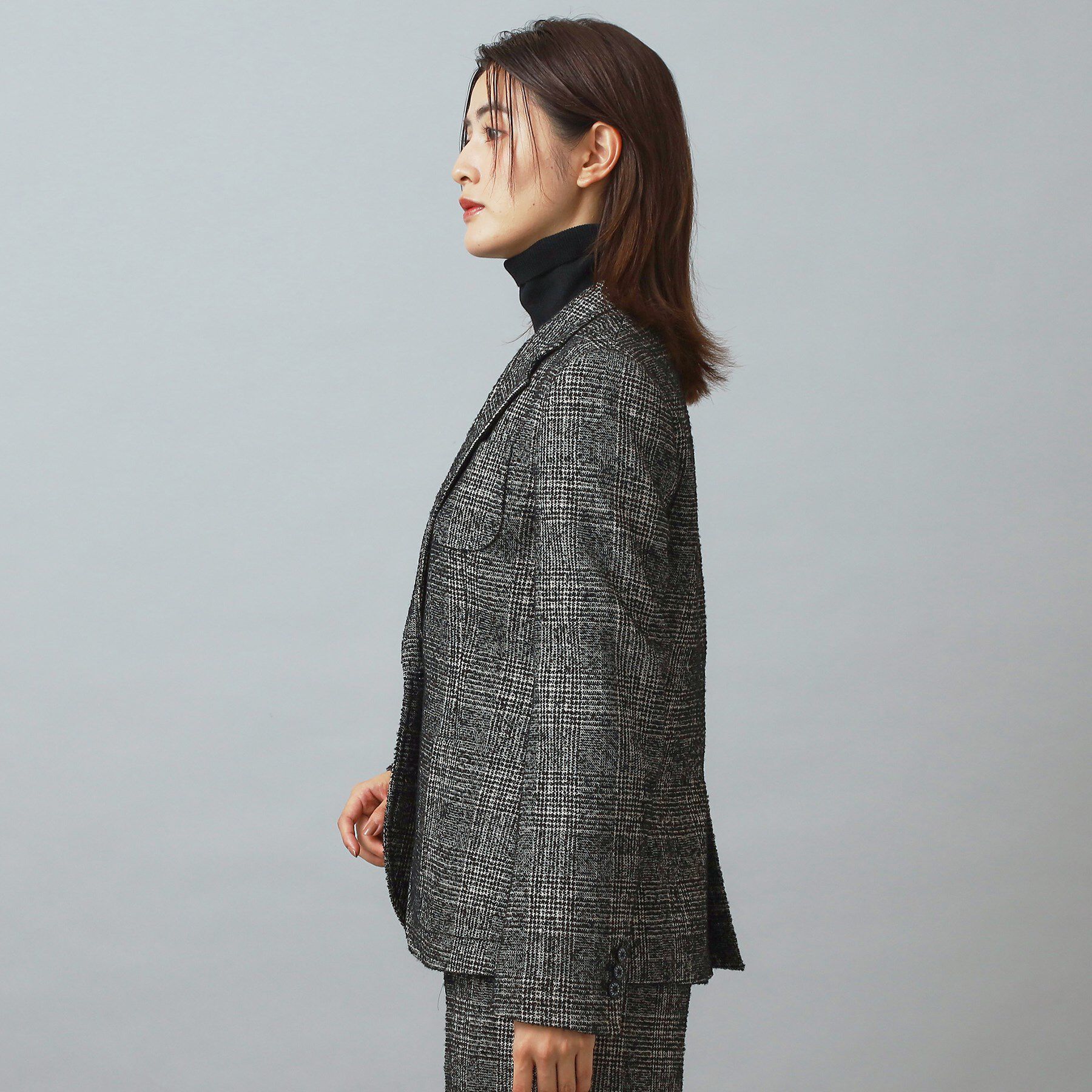 DRESSTERIOR「ループグレンチェックジャケット」|テーラードジャケット|