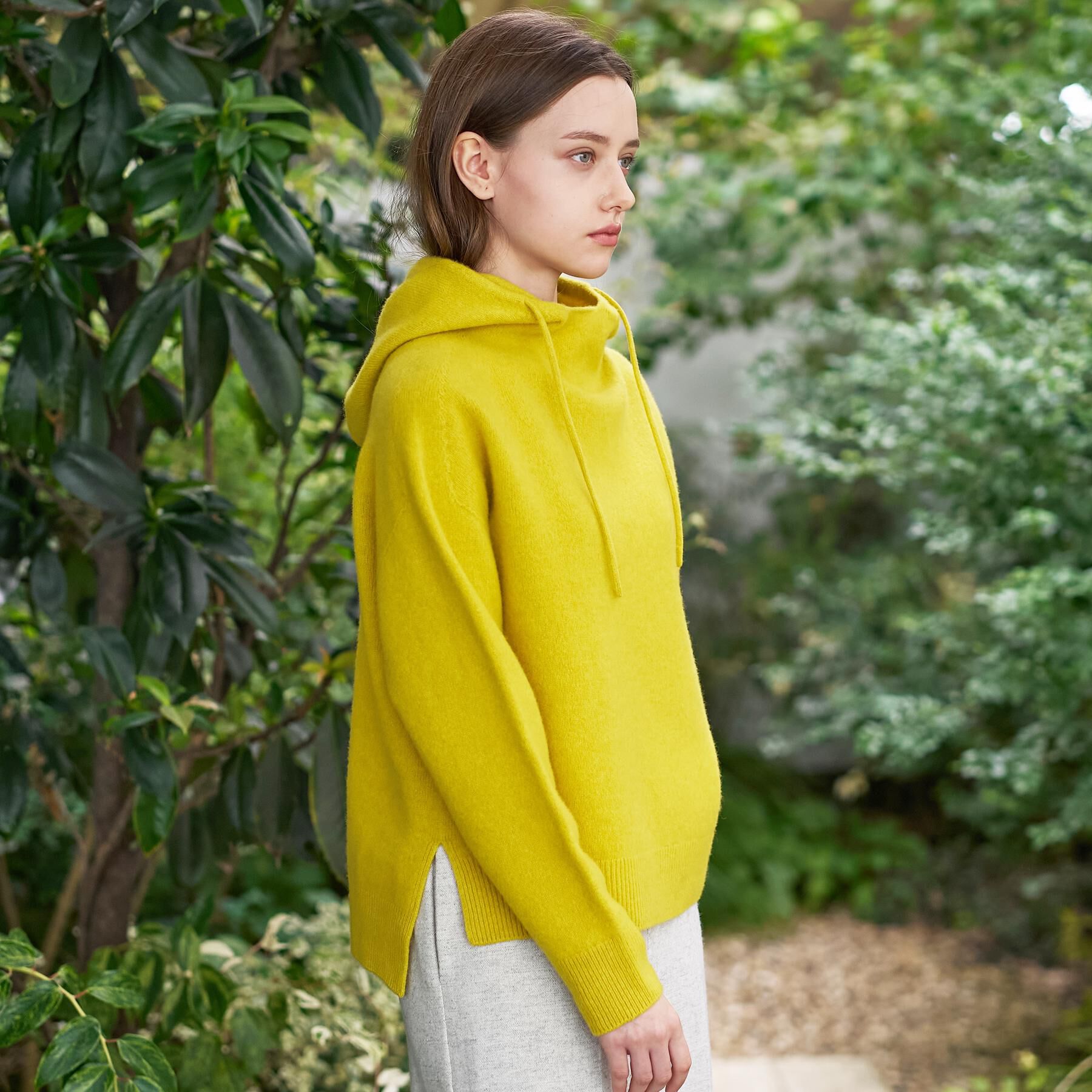 DRESSTERIOR「カシミヤブレンドフードニット」|ニット・セーター|