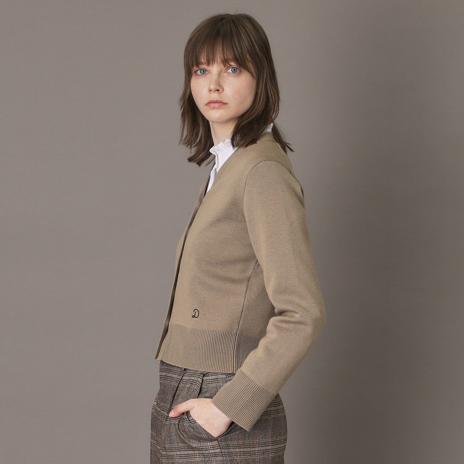 DRESSTERIOR「ミラノリブカーディガン」|カーディガン|