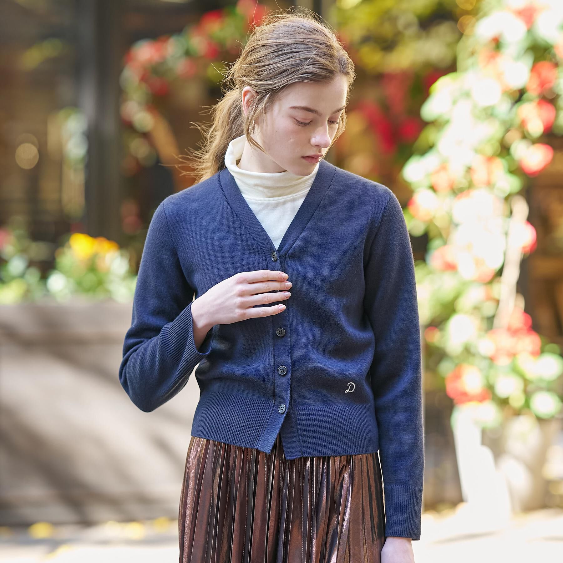 DRESSTERIOR「ミラノリブカーディガン」|カーディガン|