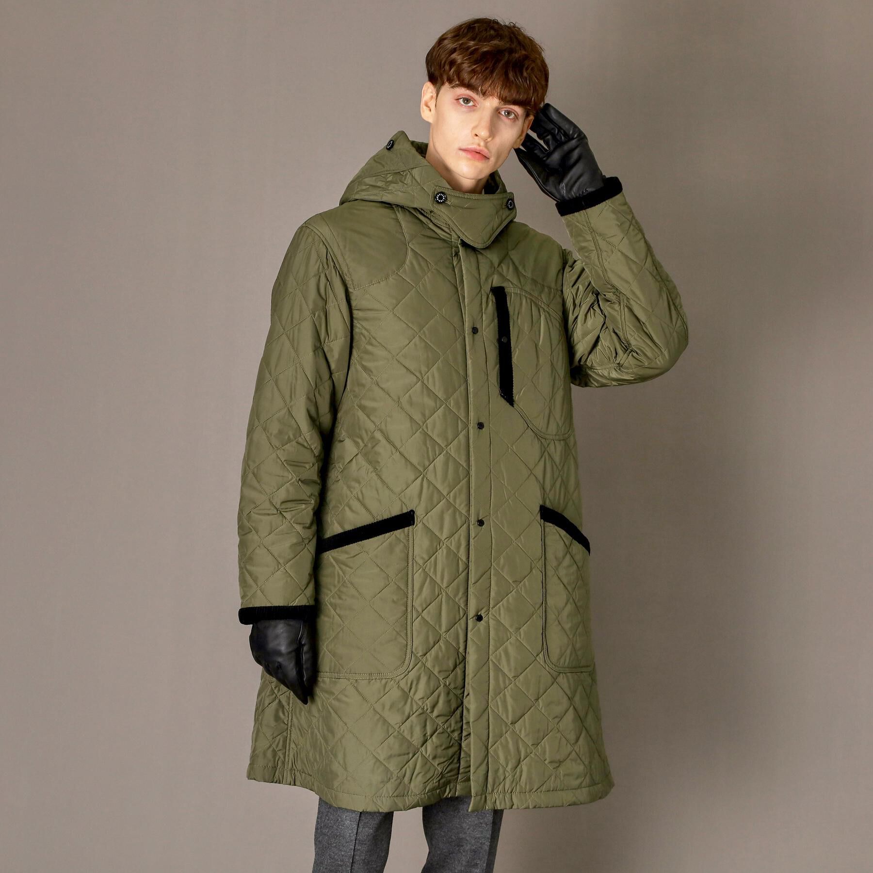 DRESSTERIOR「キルティング フーデット コート」|ダウン|