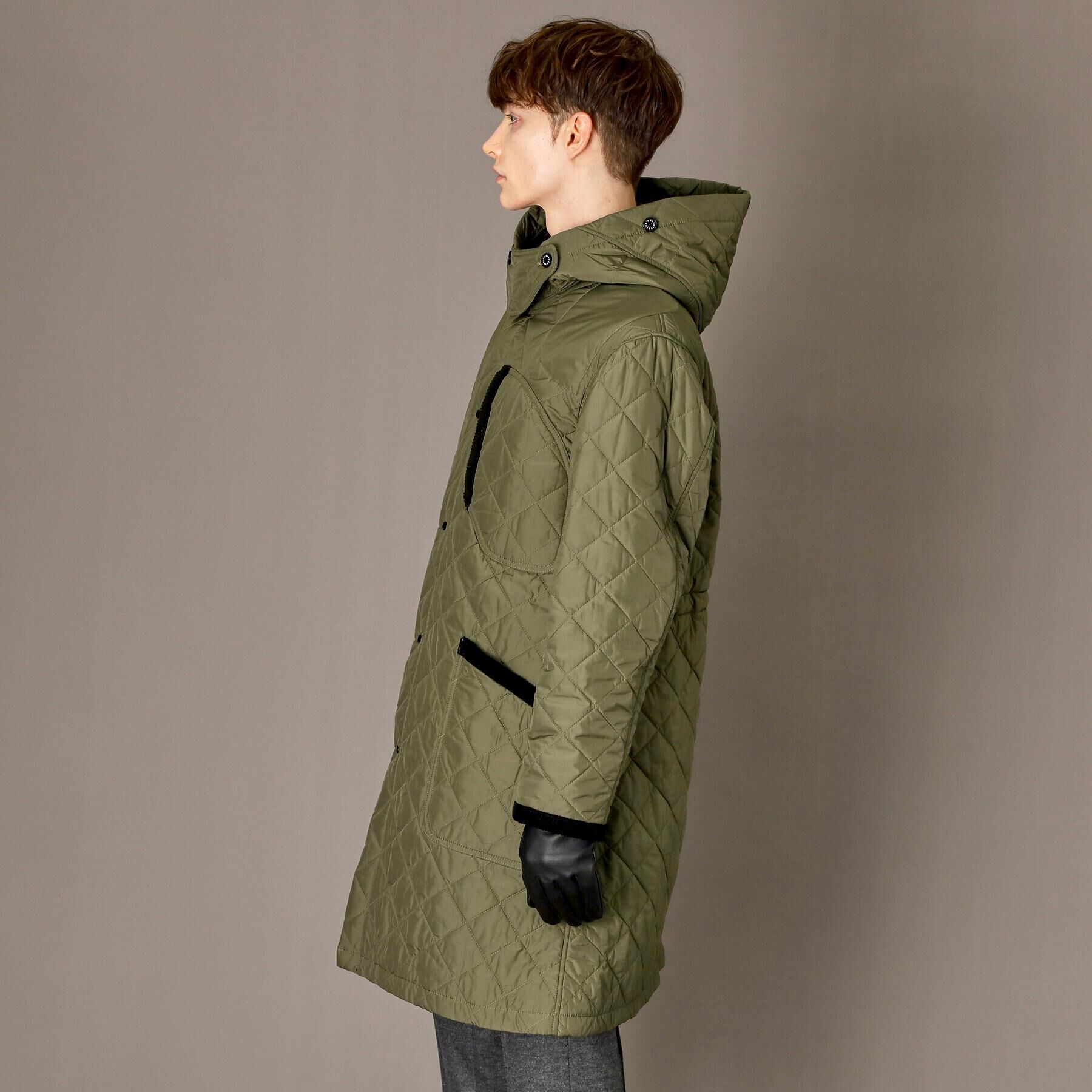 DRESSTERIOR「キルティング フーデット コート」|ダウン|