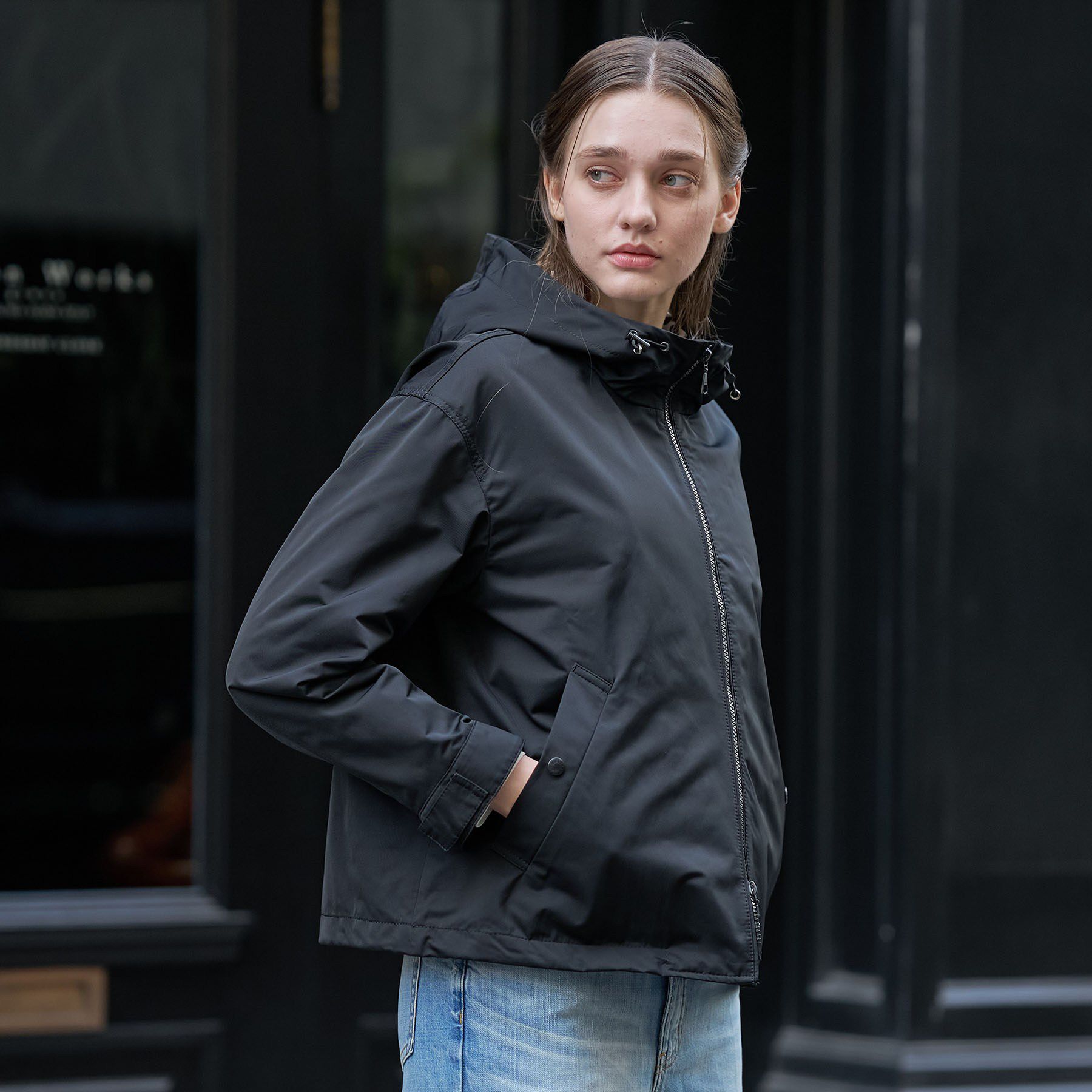 DRESSTERIOR「【ウォッシャブル/撥水素材】撥水ツイル マウンテンパーカー」|ブルゾン・スタジャン|