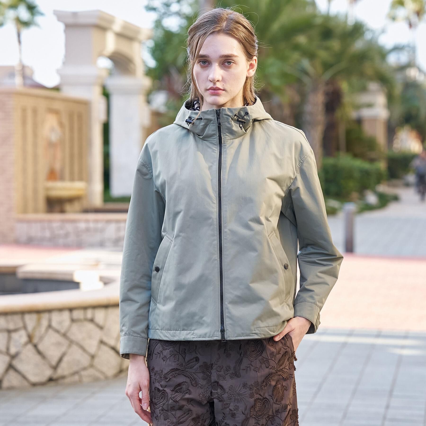 DRESSTERIOR「【ウォッシャブル/撥水素材】撥水ツイル マウンテンパーカー」|ブルゾン・スタジャン|