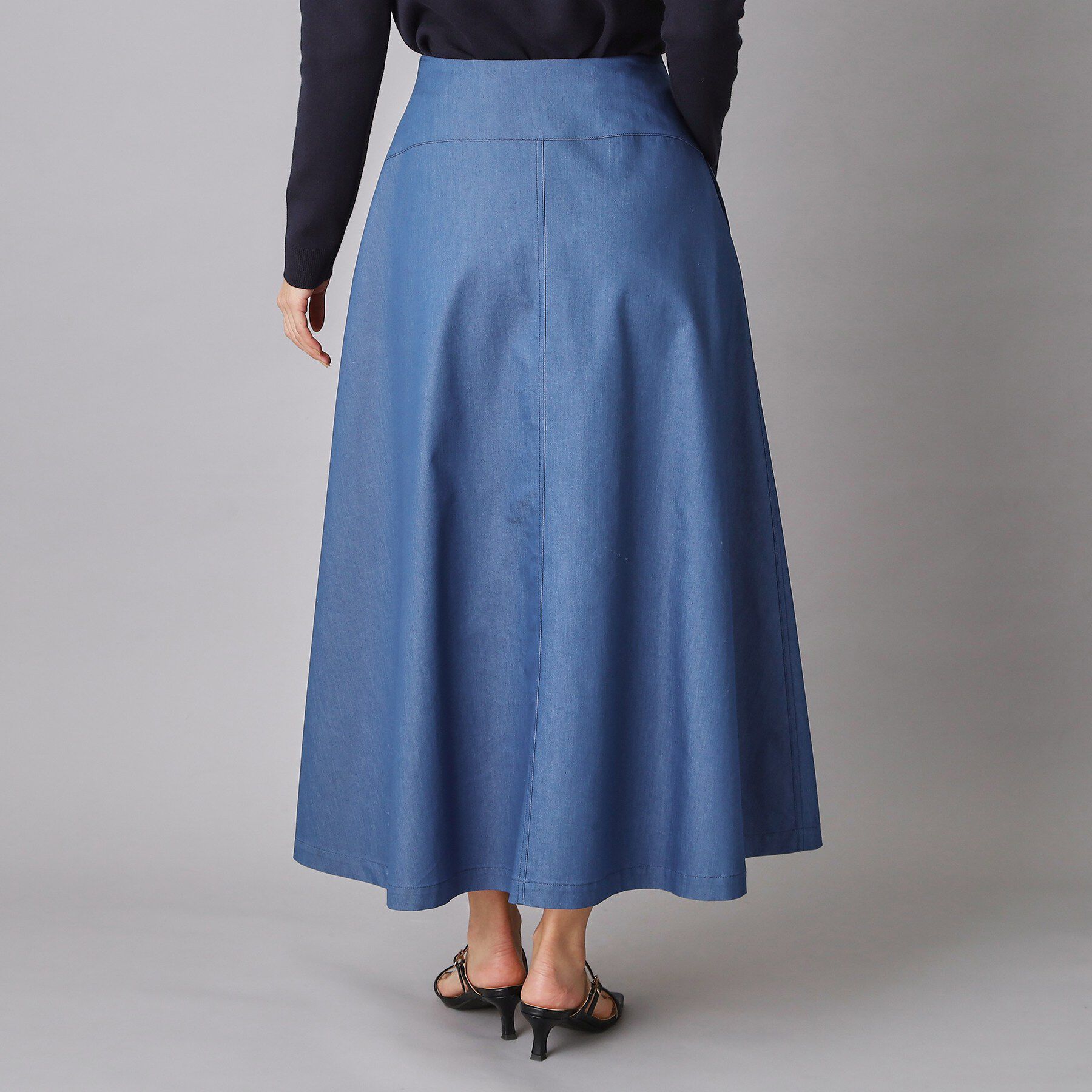 DRESSTERIOR「クールタッチタックデニムスカート」|スカート|