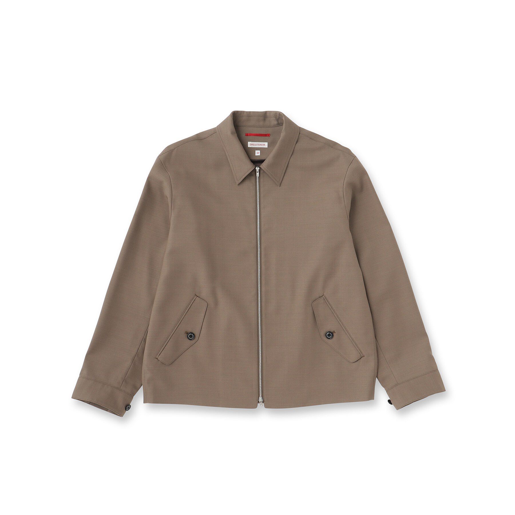 DRESSTERIOR「【家庭洗濯可】ウォッシャブル ウールハリントン ジャケット」|ブルゾン・スタジャン|