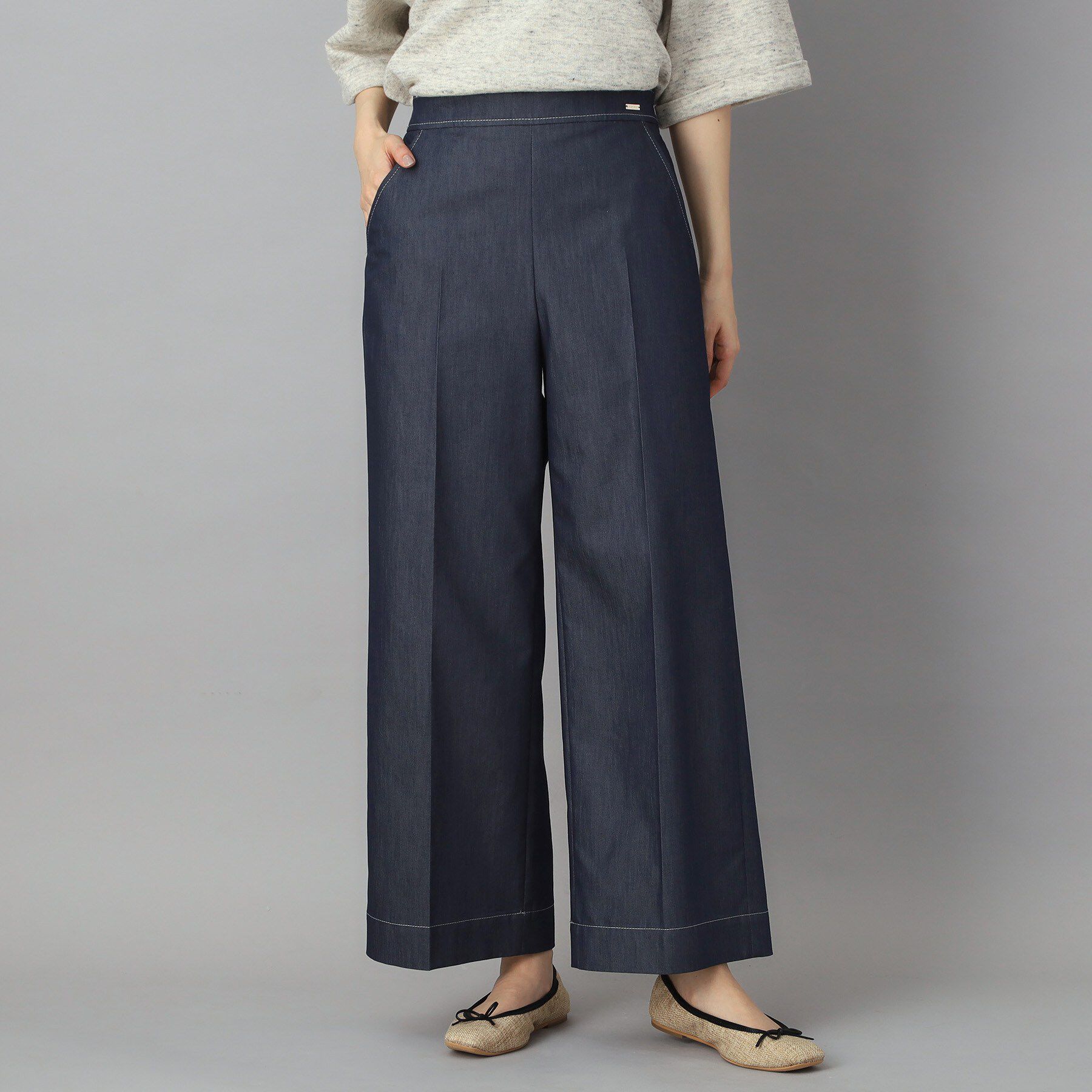 DRESSTERIOR「イージーウエストワイドデニム」|その他|