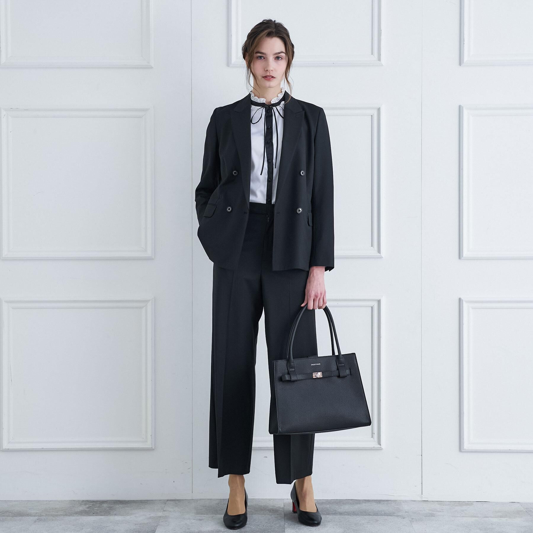 DRESSTERIOR「【otonaMUSE5月号掲載/セットアップ可】BLACKワイドパンツ」|その他|