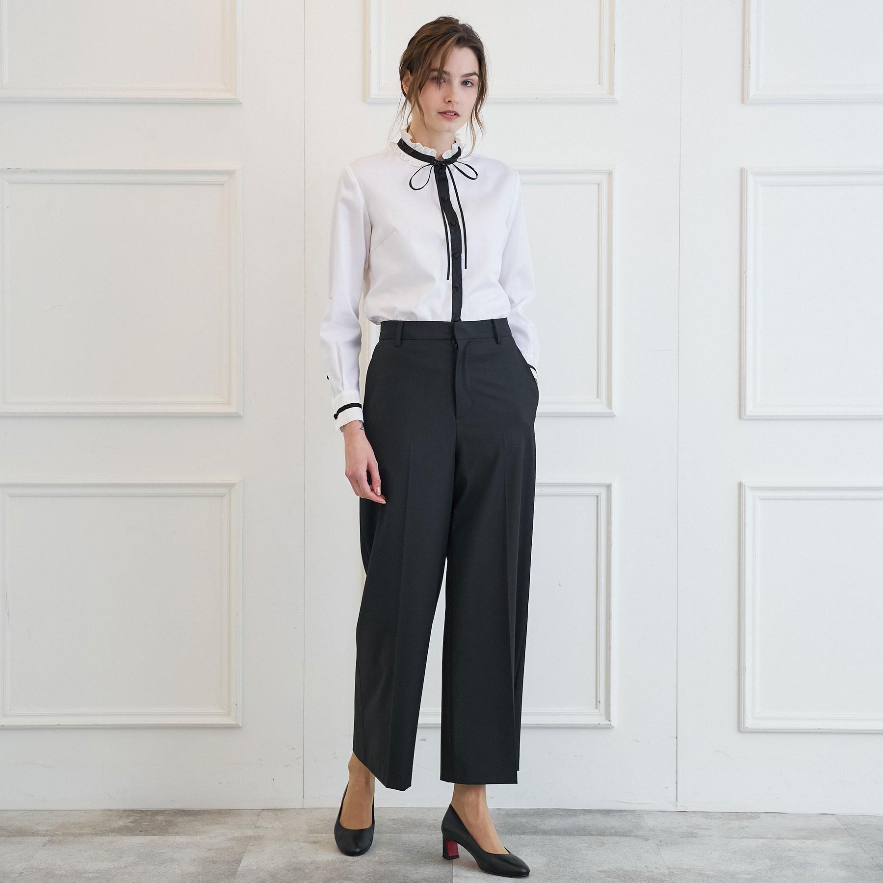 DRESSTERIOR「【otonaMUSE5月号掲載/ウォッシャブル】ボウタイブラウス」|シャツ・ブラウス|