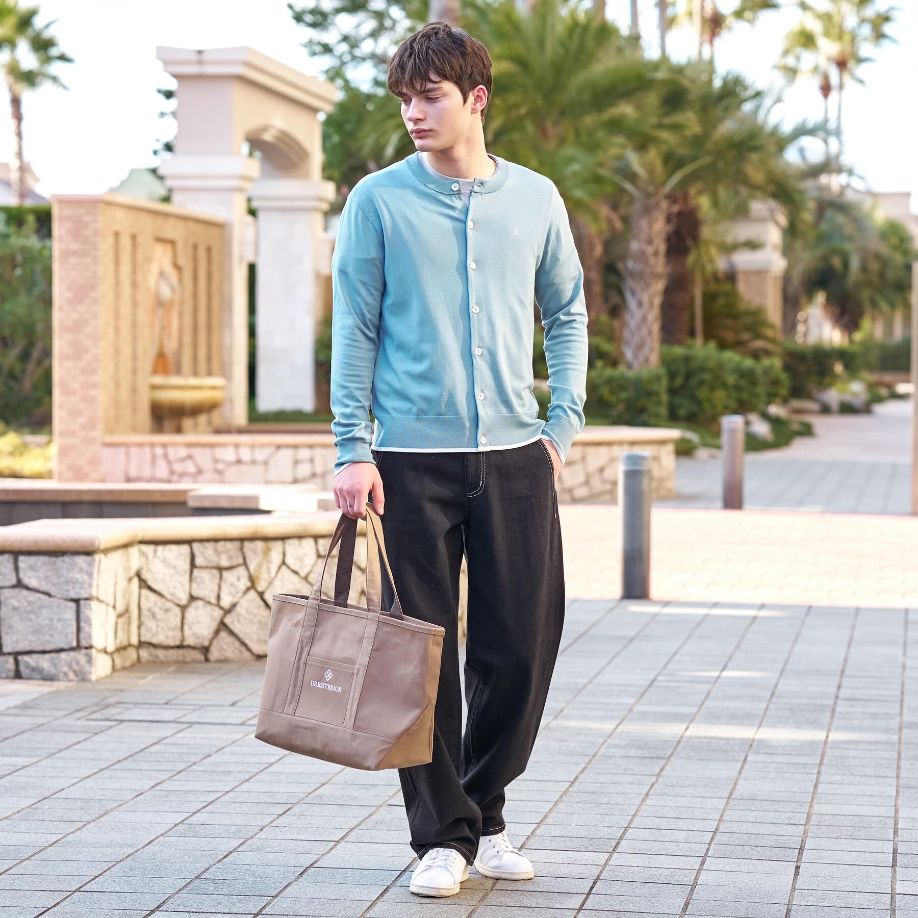 DRESSTERIOR「【ウォッシャブル】ウールレーヨン ラウンドネックカーディガン」|カーディガン|